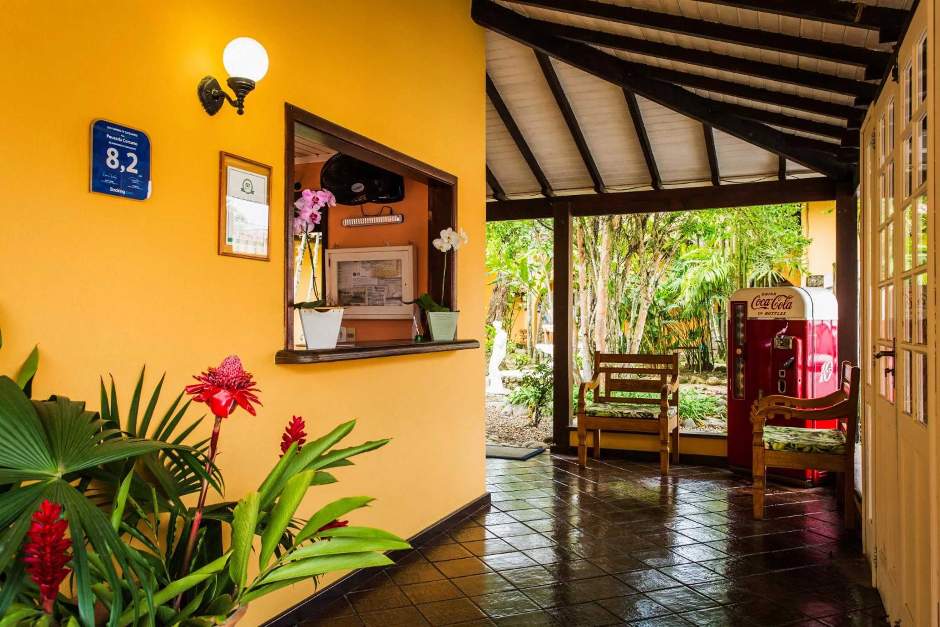 Lobby or reception in Pousada Corsario Paraty