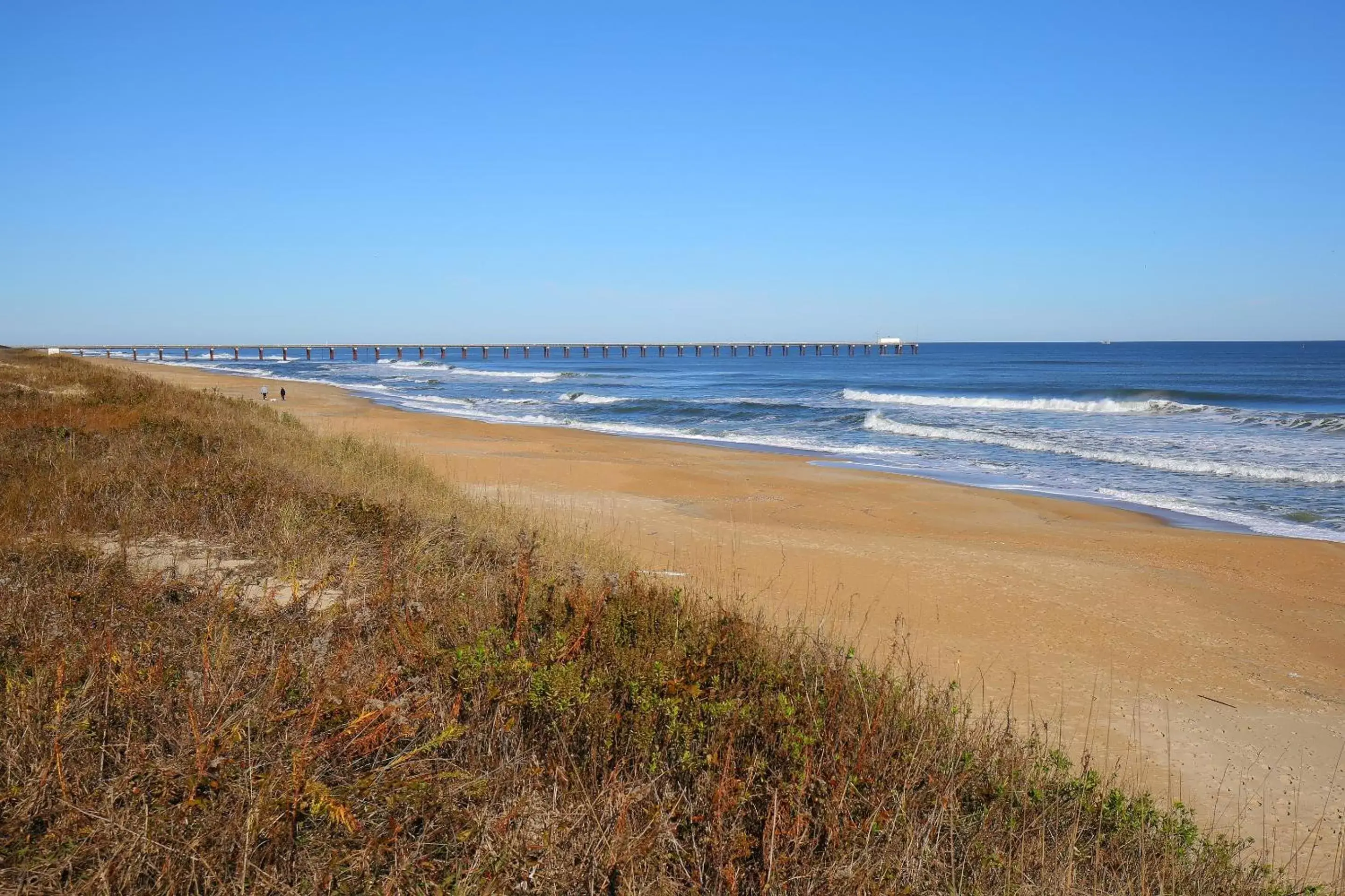 Beach in Barrier Island Station, a VRI resort