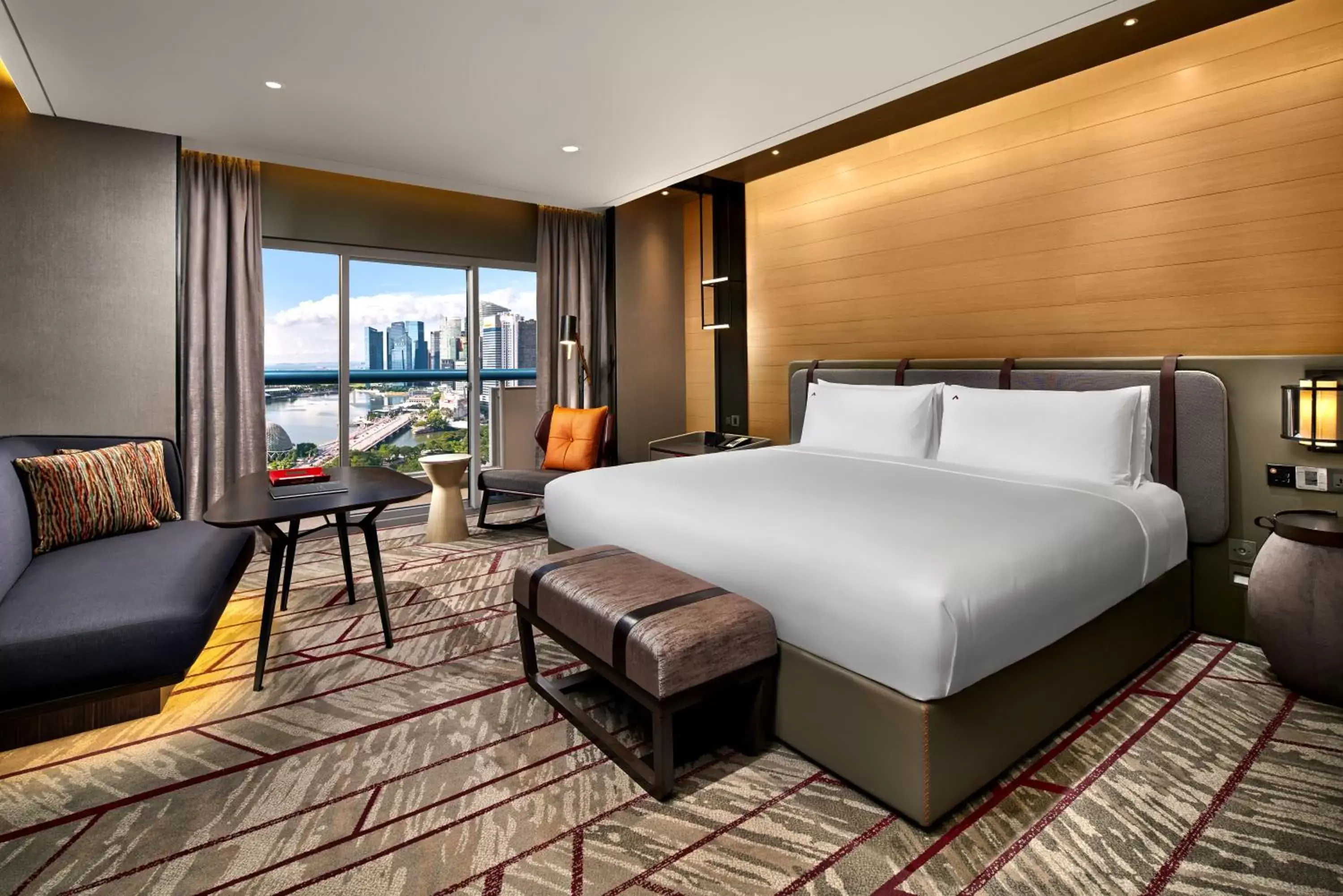 Bed in Swissotel The Stamford