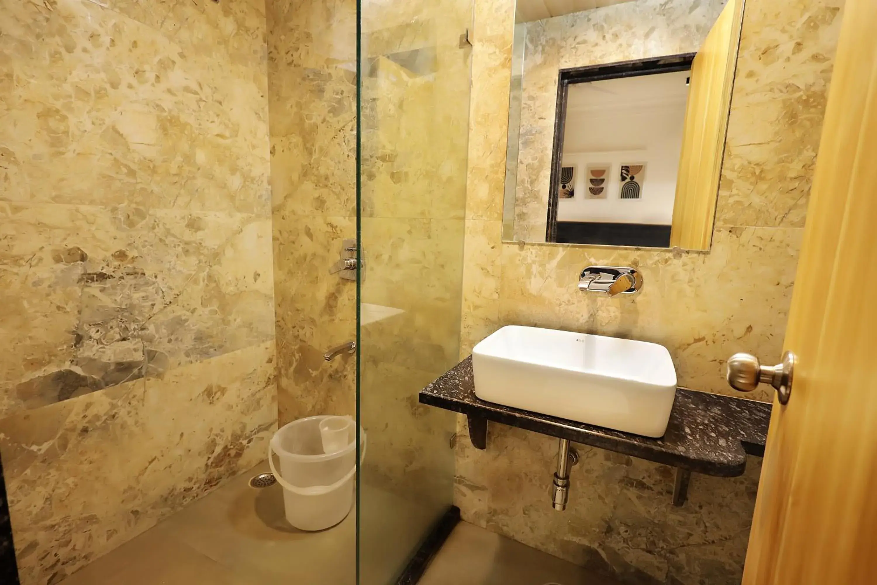 Shower, Bathroom in Hotel Sparkle Inn Udaipur