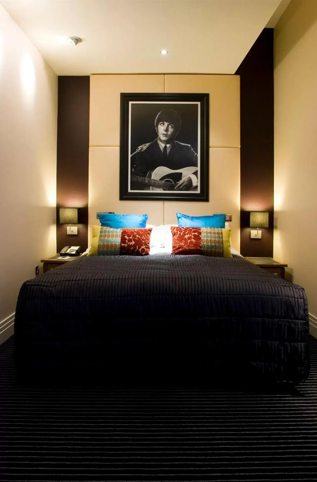 Bedroom, Bed in Hard Days Night Hotel