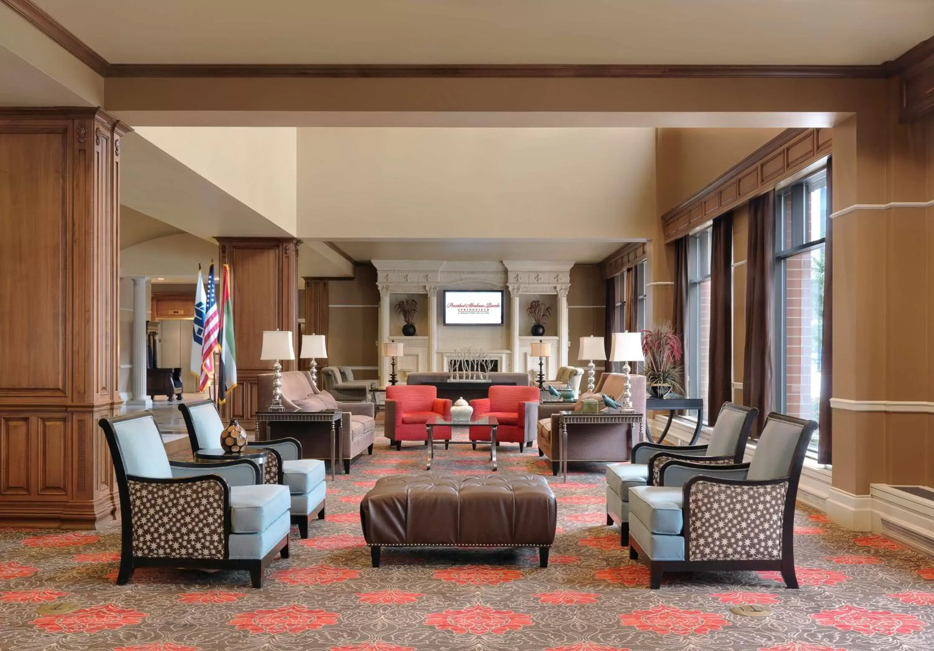 Lobby or reception, Seating Area in President Abraham Lincoln - A Doubletree by Hilton Hotel