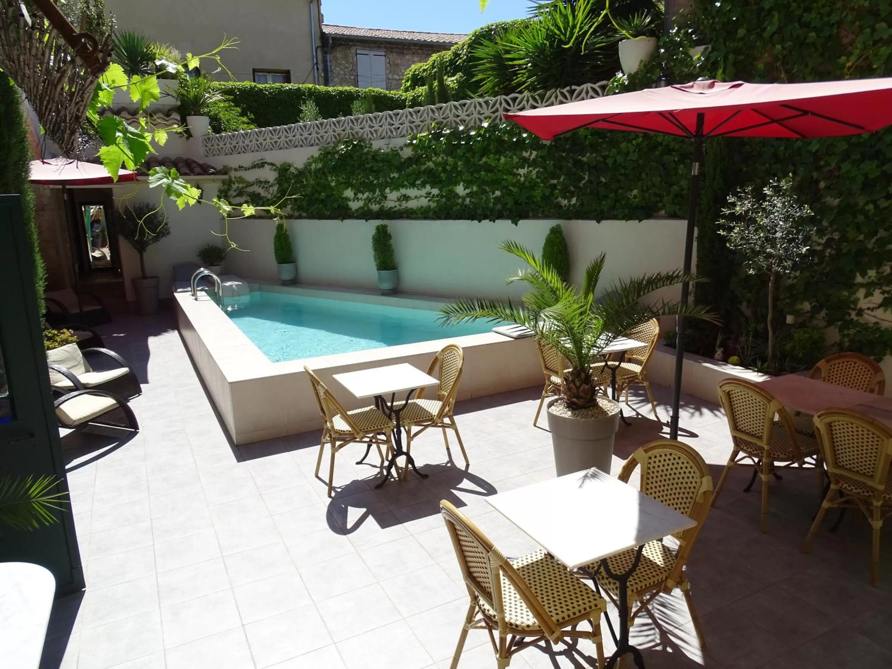 Patio in Chambres d'hôtes Belle Vigneronne