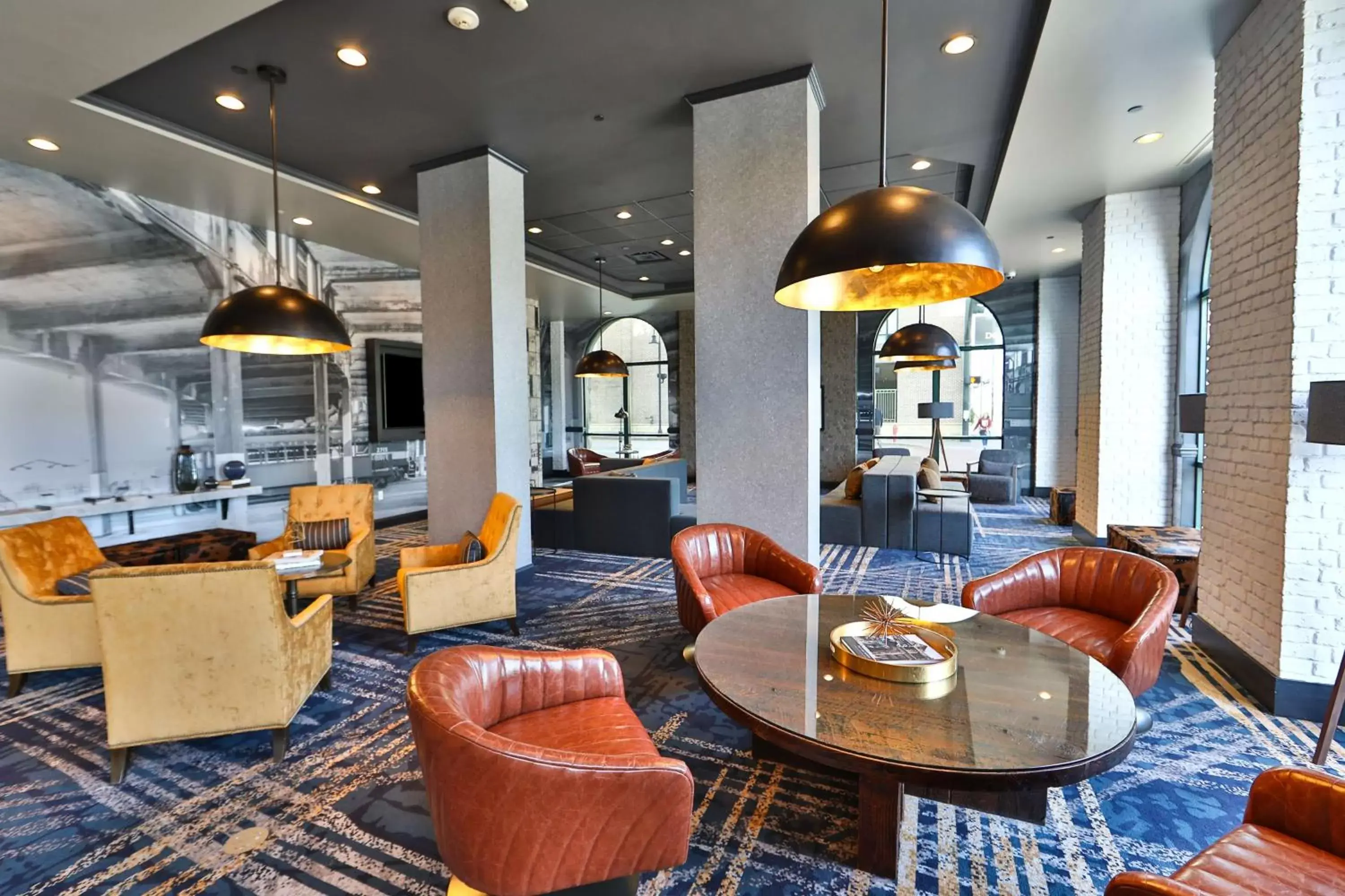 Lobby or reception, Lounge/Bar in Hilton Garden Inn Savannah Historic District