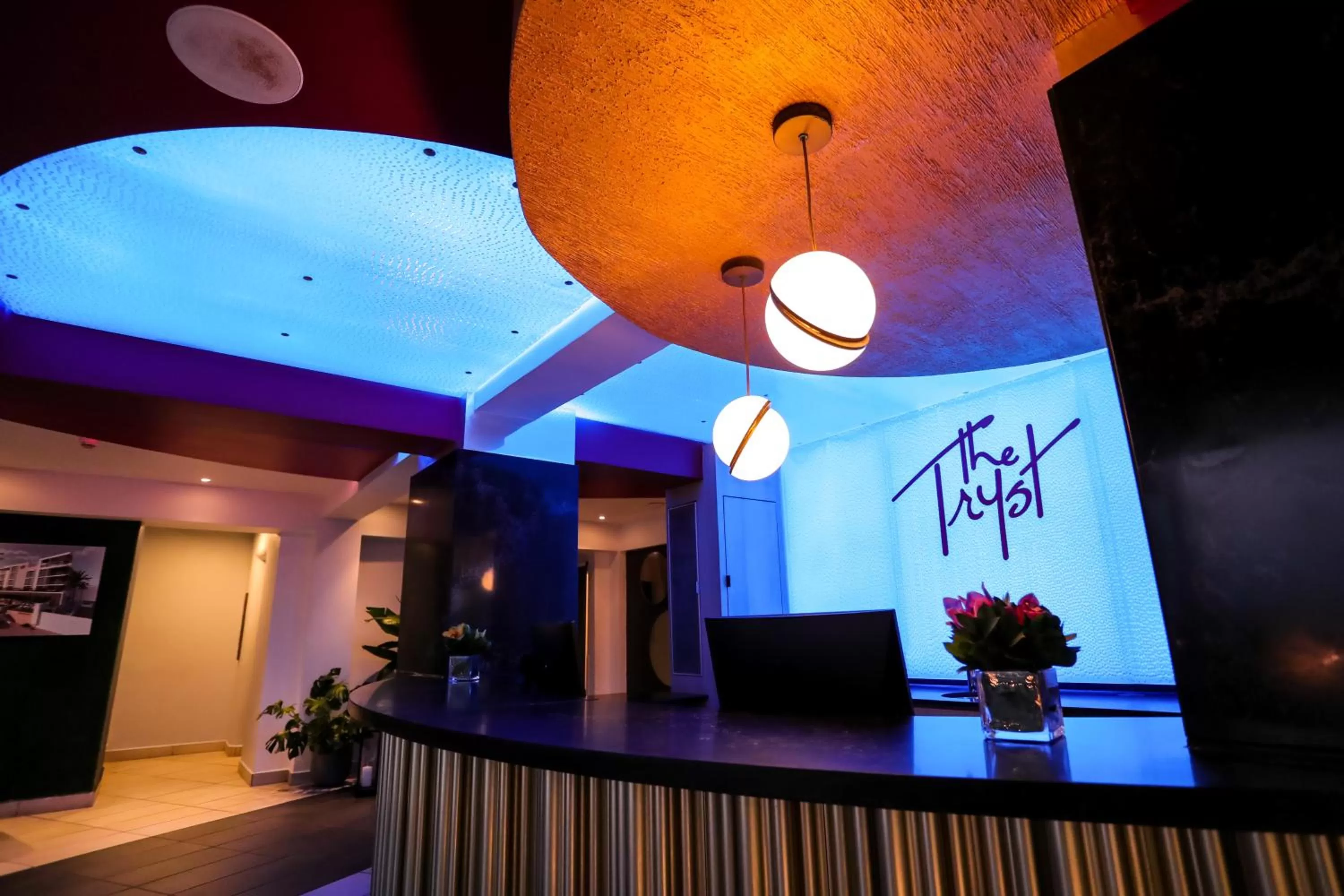 Lobby or reception in The Tryst Beachfront Hotel