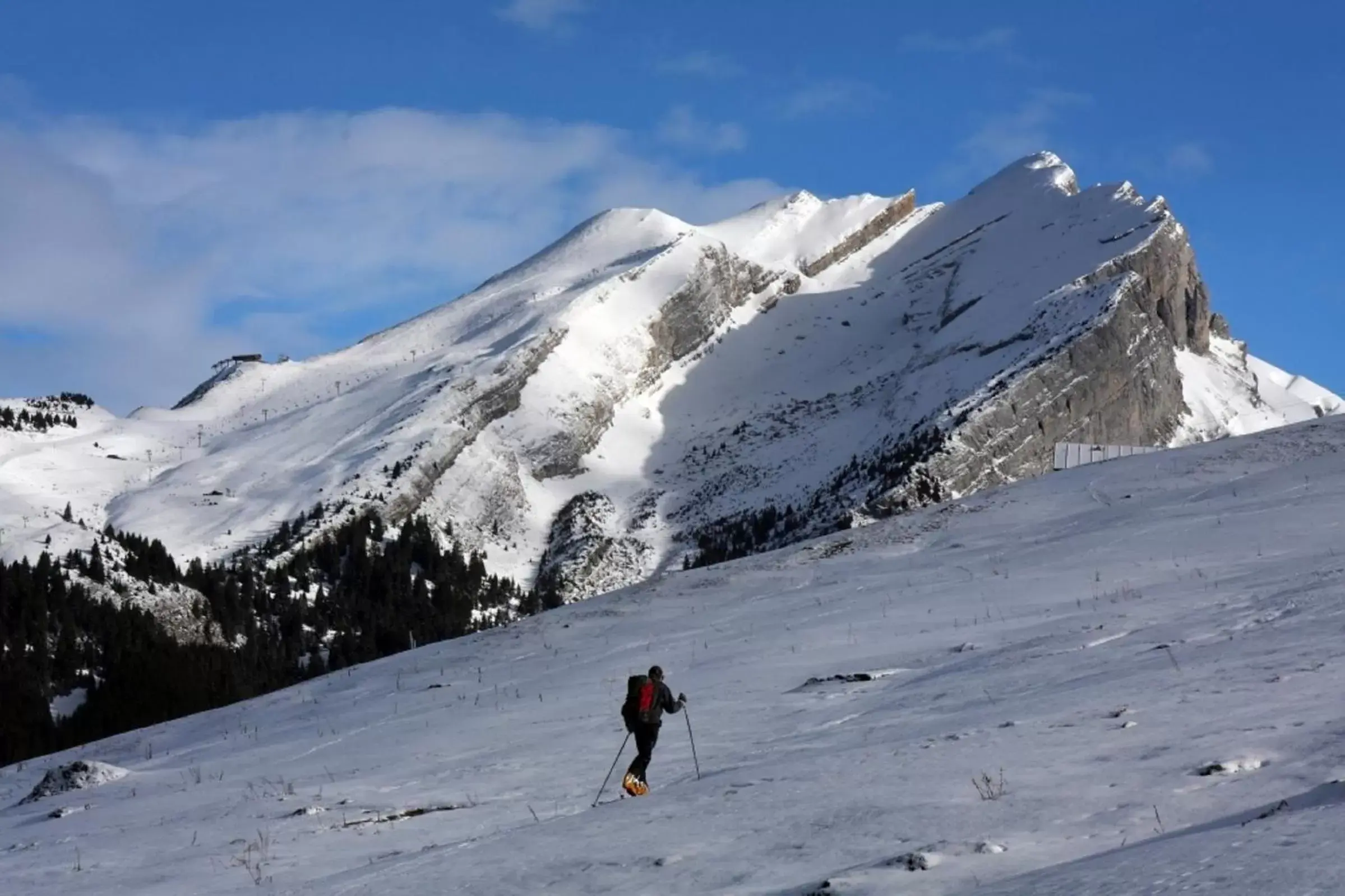 Area and facilities, Skiing in Hotel La Montagne