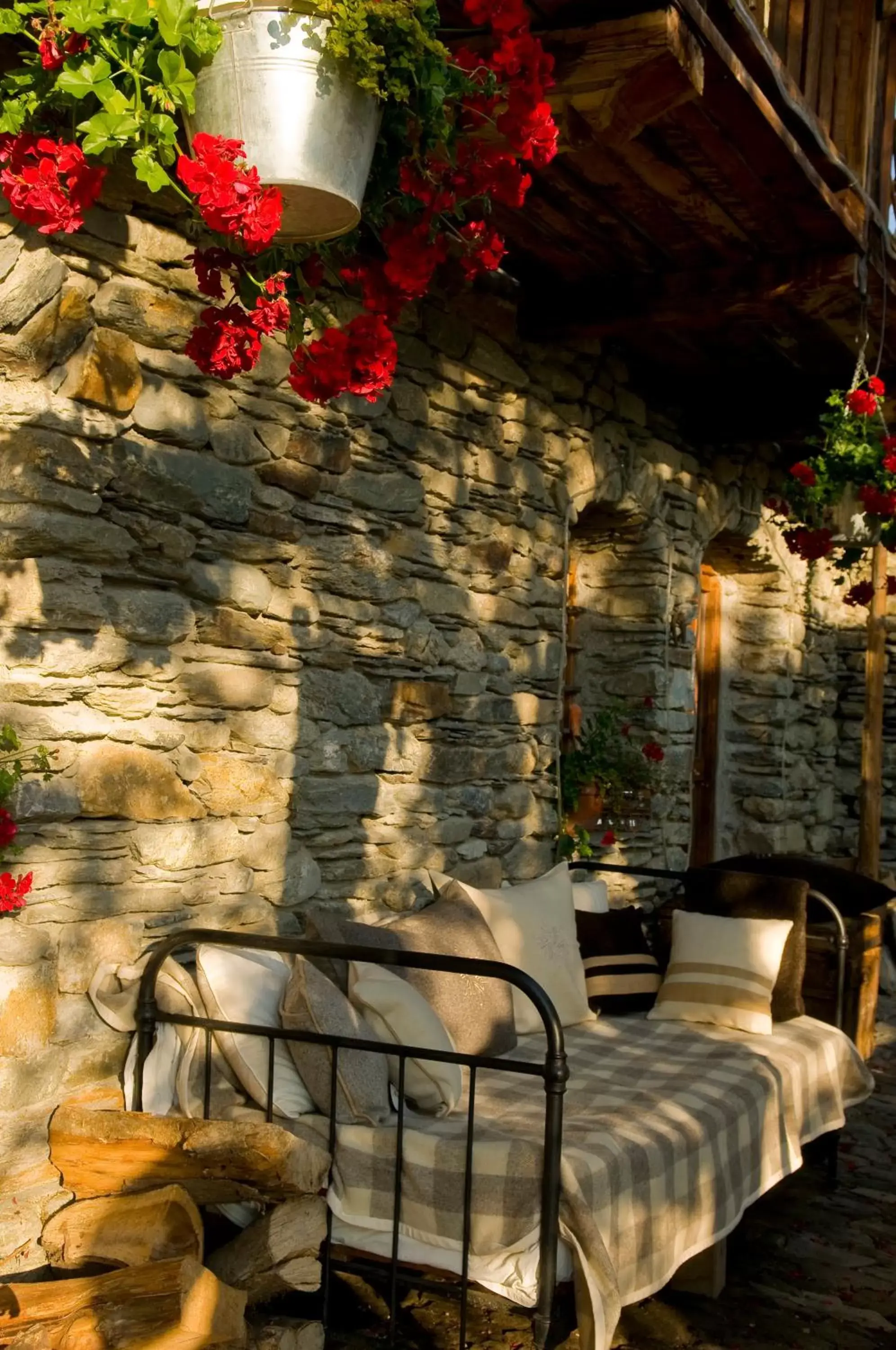 Balcony/Terrace, Seating Area in La Ferme d'Angele