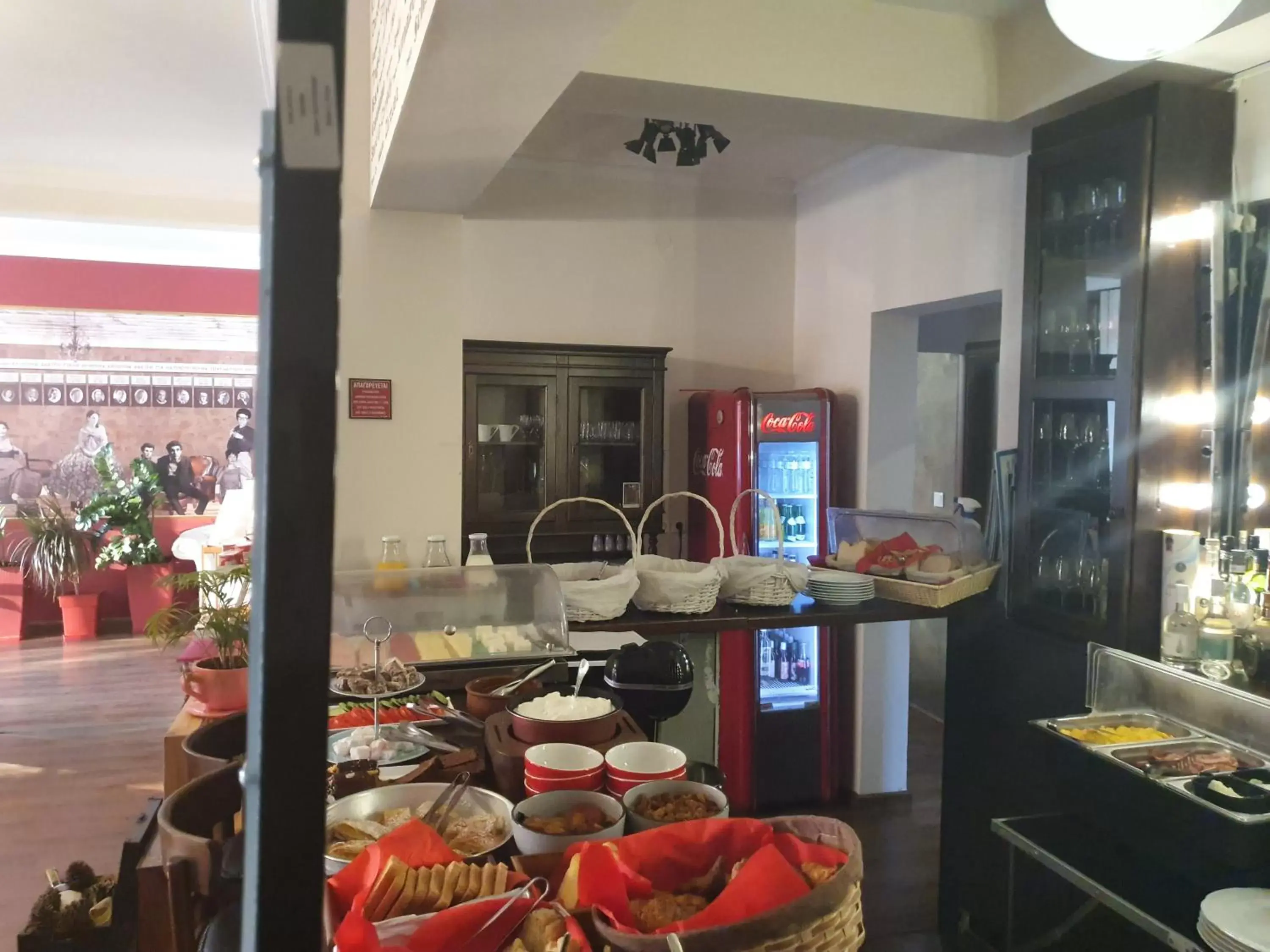 Buffet breakfast, Food in Theatro Hotel Odysseon