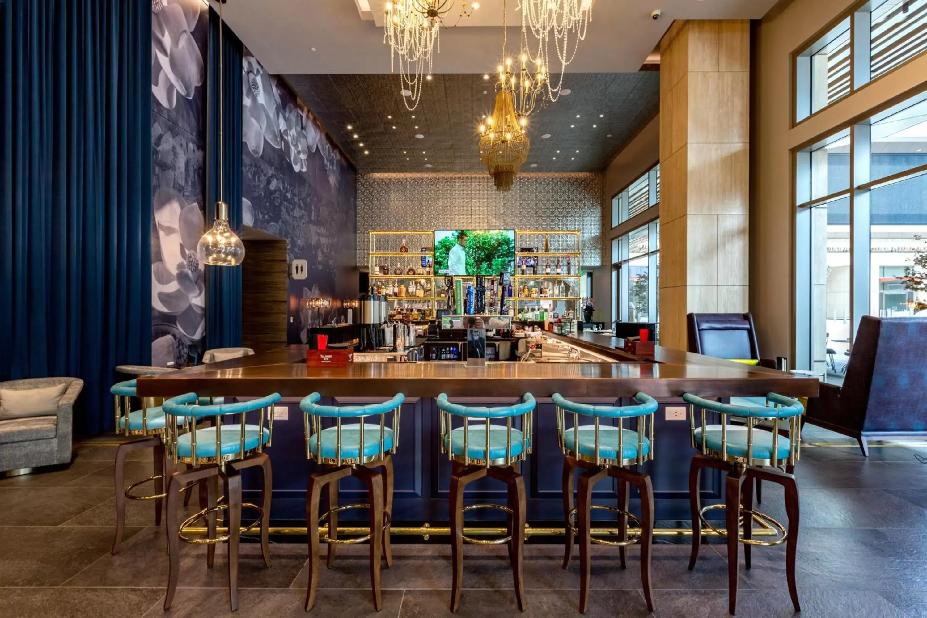 Lounge or bar, Restaurant/Places to Eat in Hotel Indigo - Los Angeles Downtown, an IHG Hotel