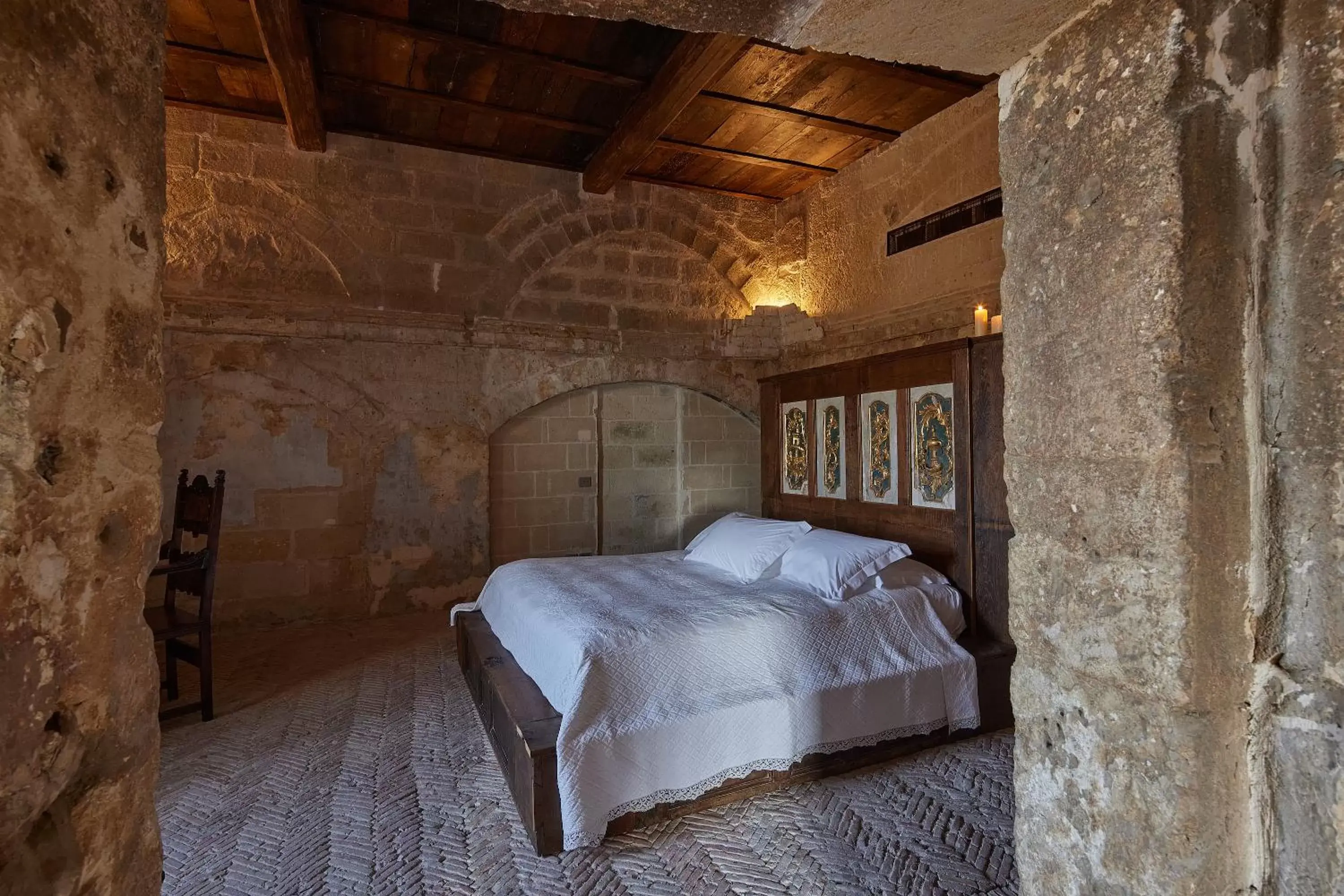 Bed in Sextantio Le Grotte Della Civita