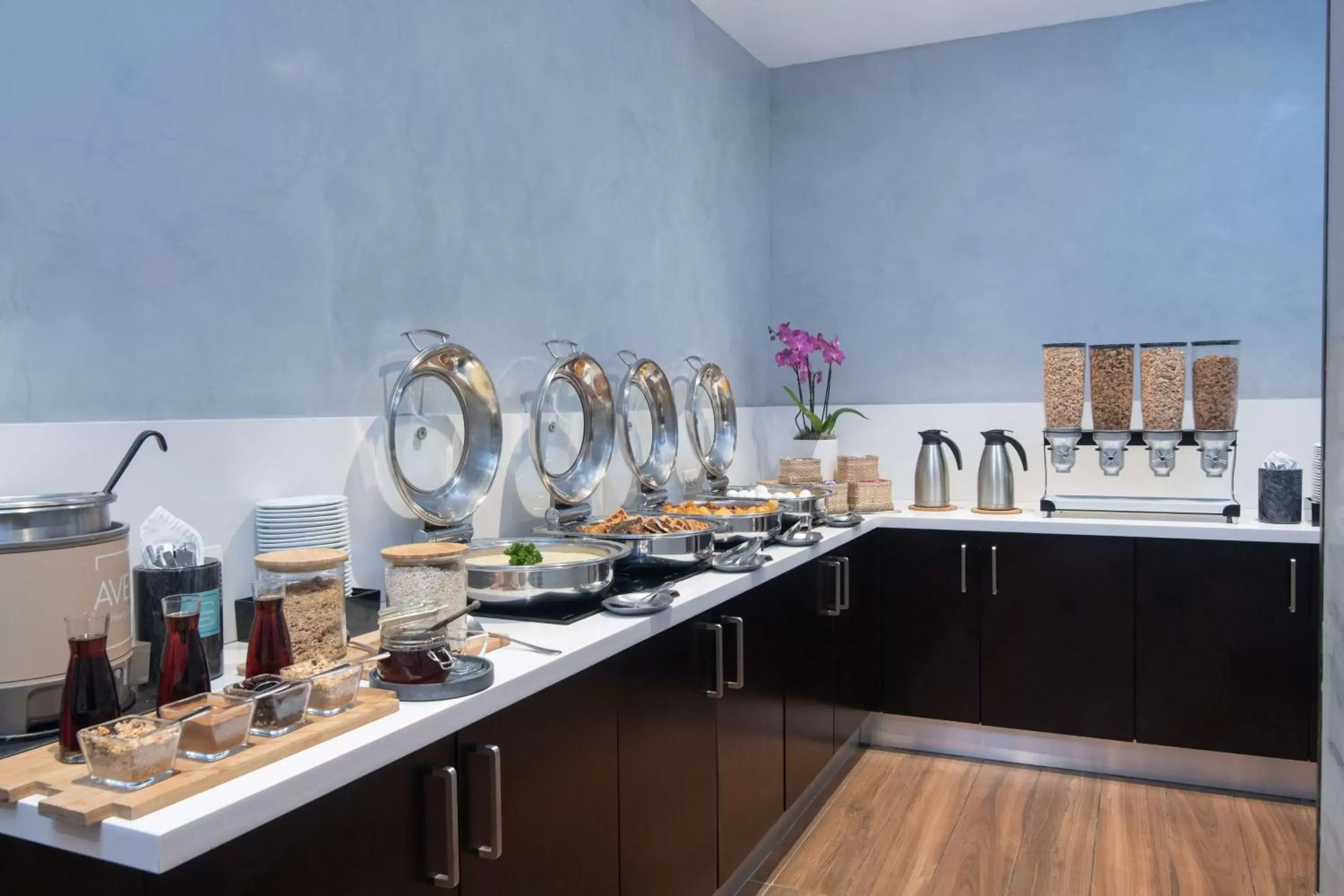 Breakfast, Kitchen/Kitchenette in Homewood Suites By Hilton Santo Domingo