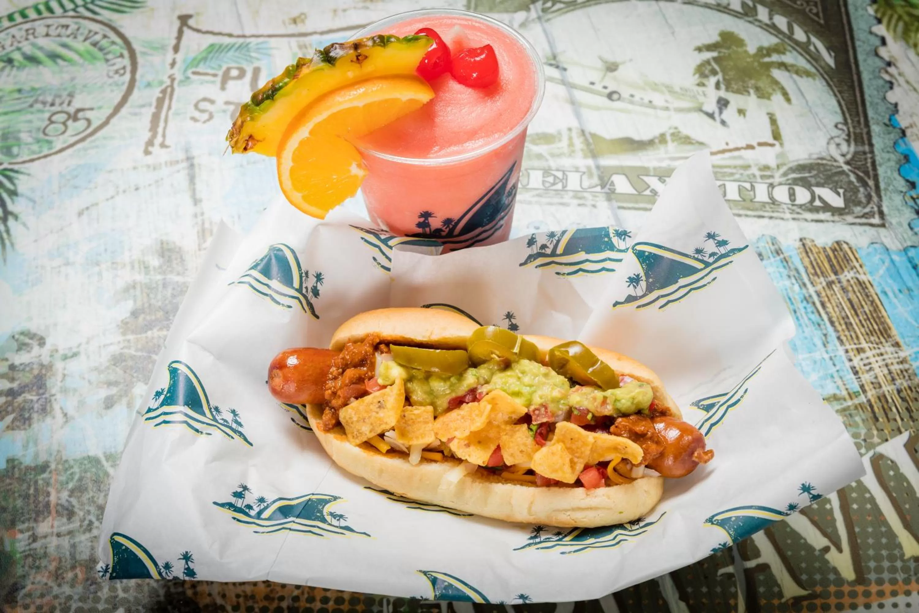 Food close-up in Margaritaville Hollywood Beach Resort