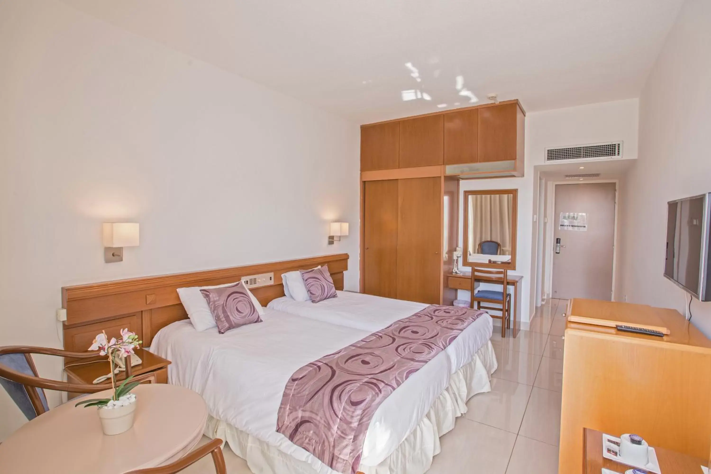 Bed in Tsokkos Protaras Beach Hotel