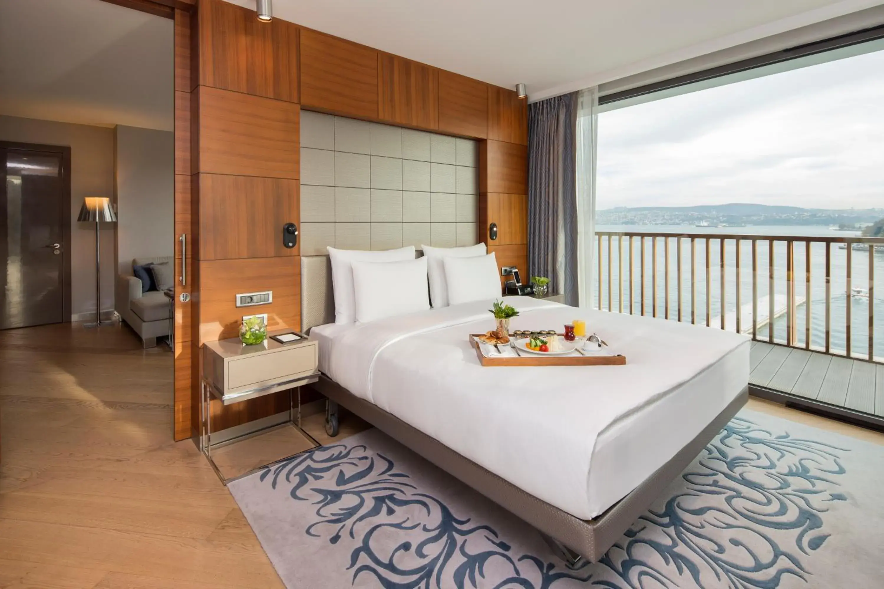 Balcony/Terrace, Bed in The Grand Tarabya Hotel