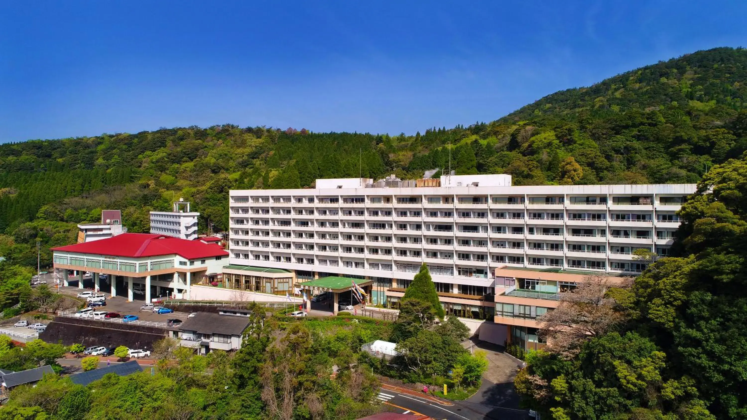 Property building, Bird's-eye View in Kirishima Kokusai Hotel