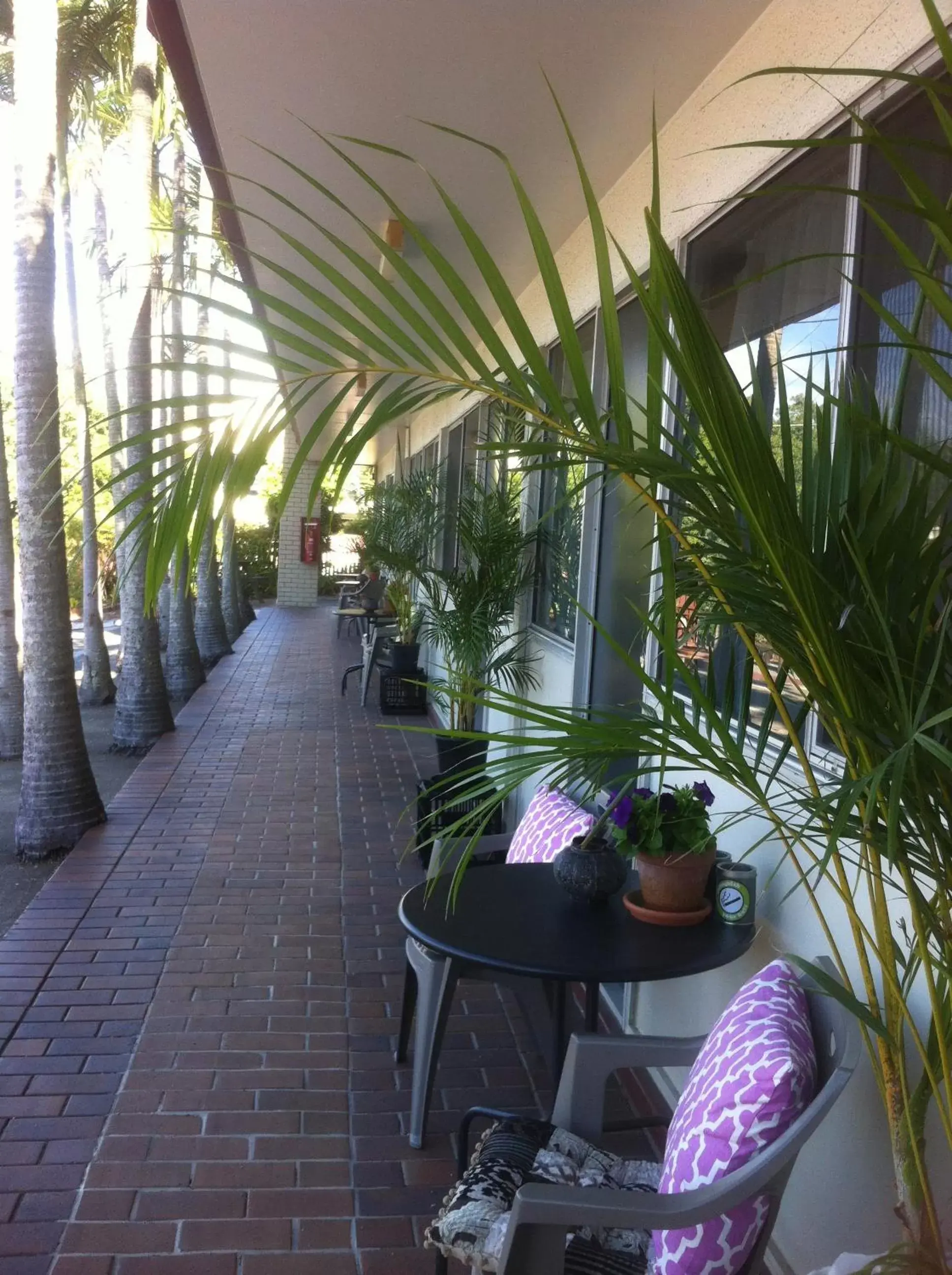 Balcony/Terrace in Airport Riverview Motel