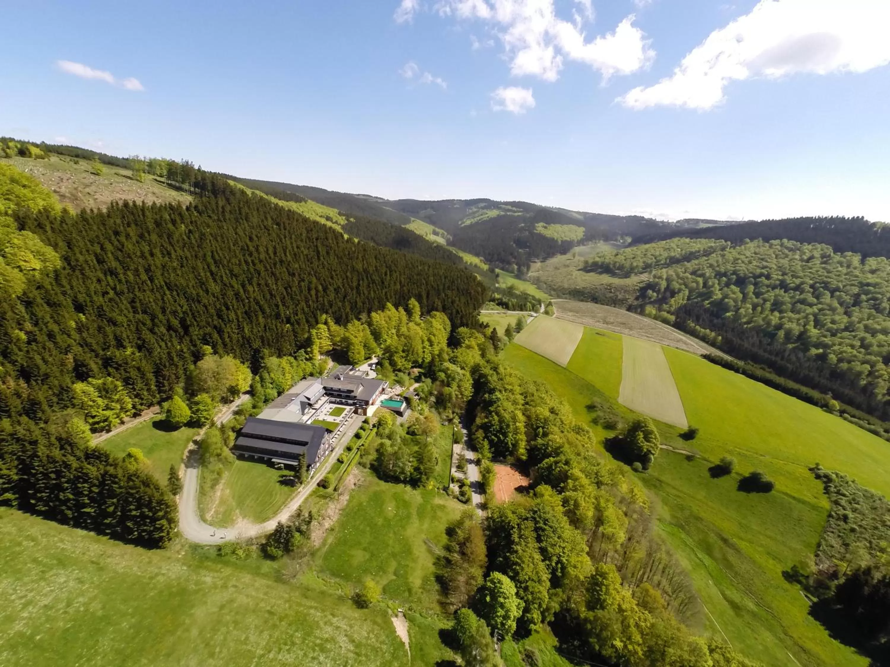 Bird's eye view, Natural Landscape in Waldhaus Ohlenbach