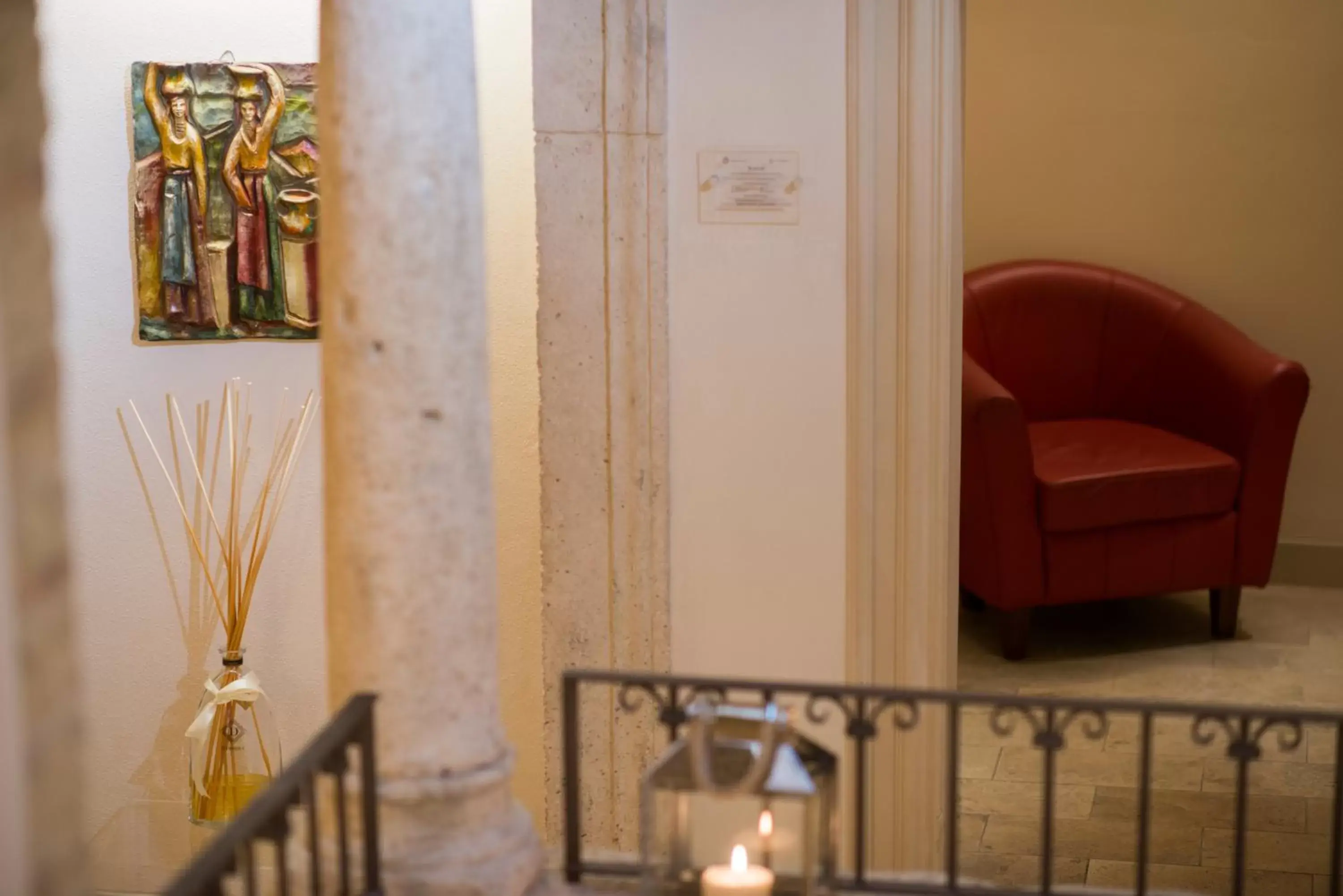 Decorative detail, Seating Area in Palazzo Dei Mercanti - Dimora & Spa