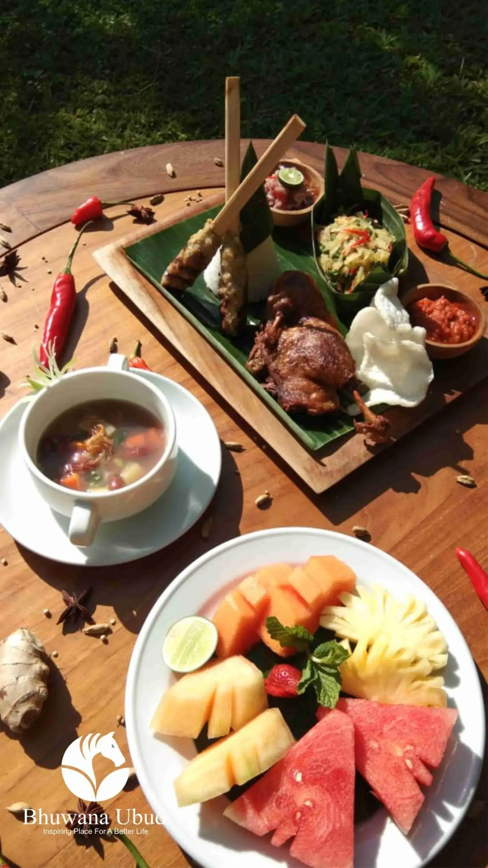Food and drinks in Bhuwana Ubud Hotel and Farm Food and drinks in Bhuwana Ubud Hotel and Farm