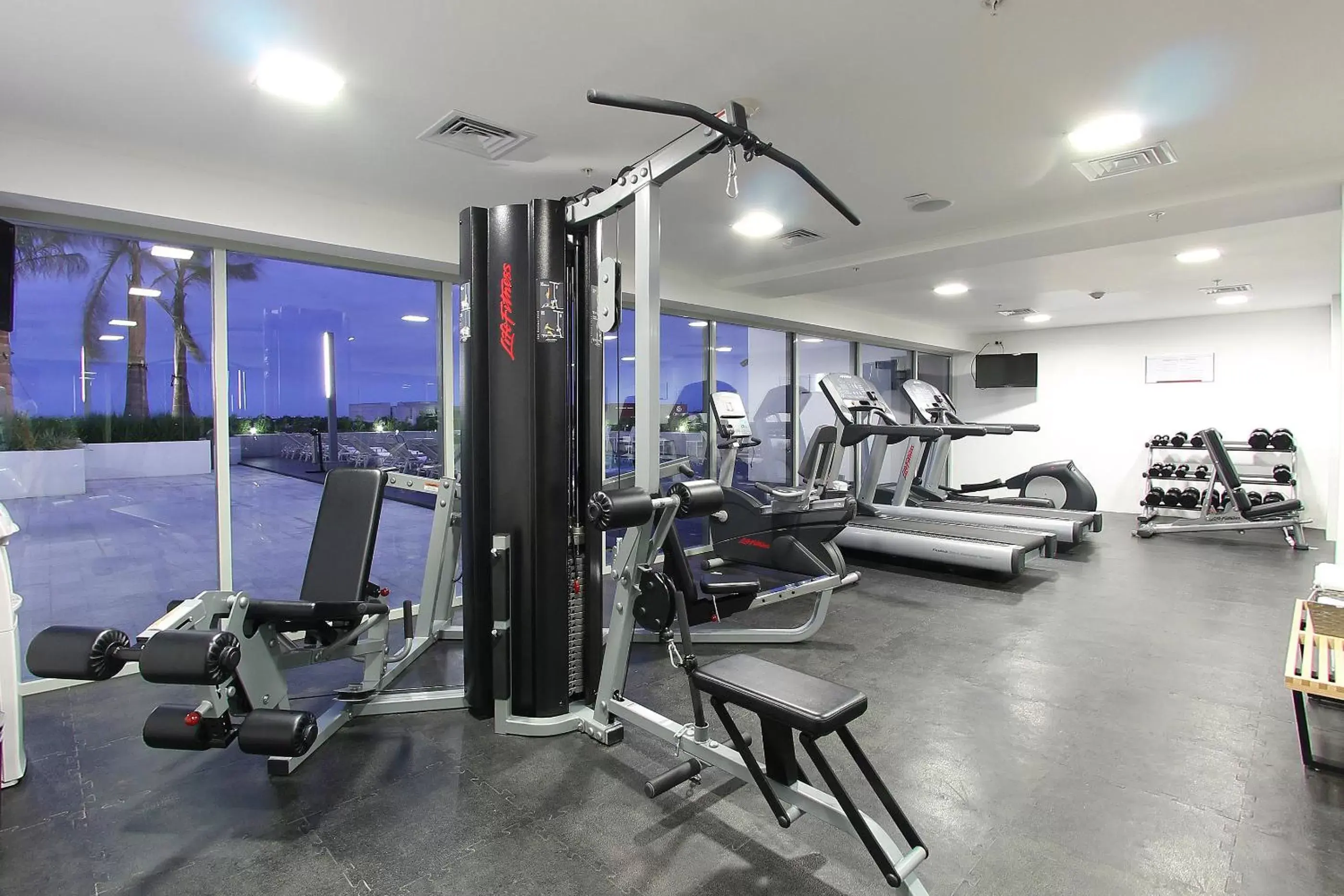 Lobby or reception, Fitness Center/Facilities in Fiesta Inn Merida