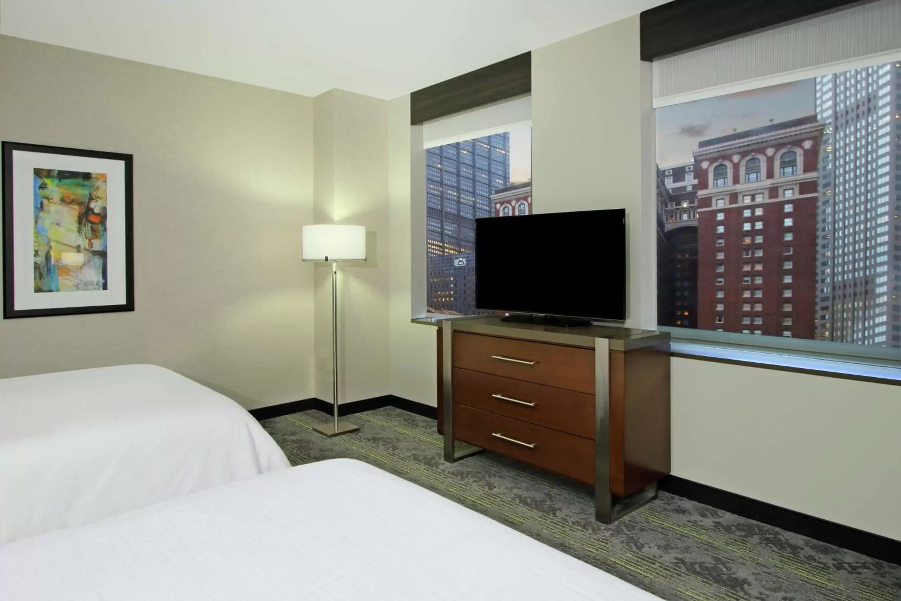 Bedroom, TV/Entertainment Center in Embassy Suites Pittsburgh-Downtown