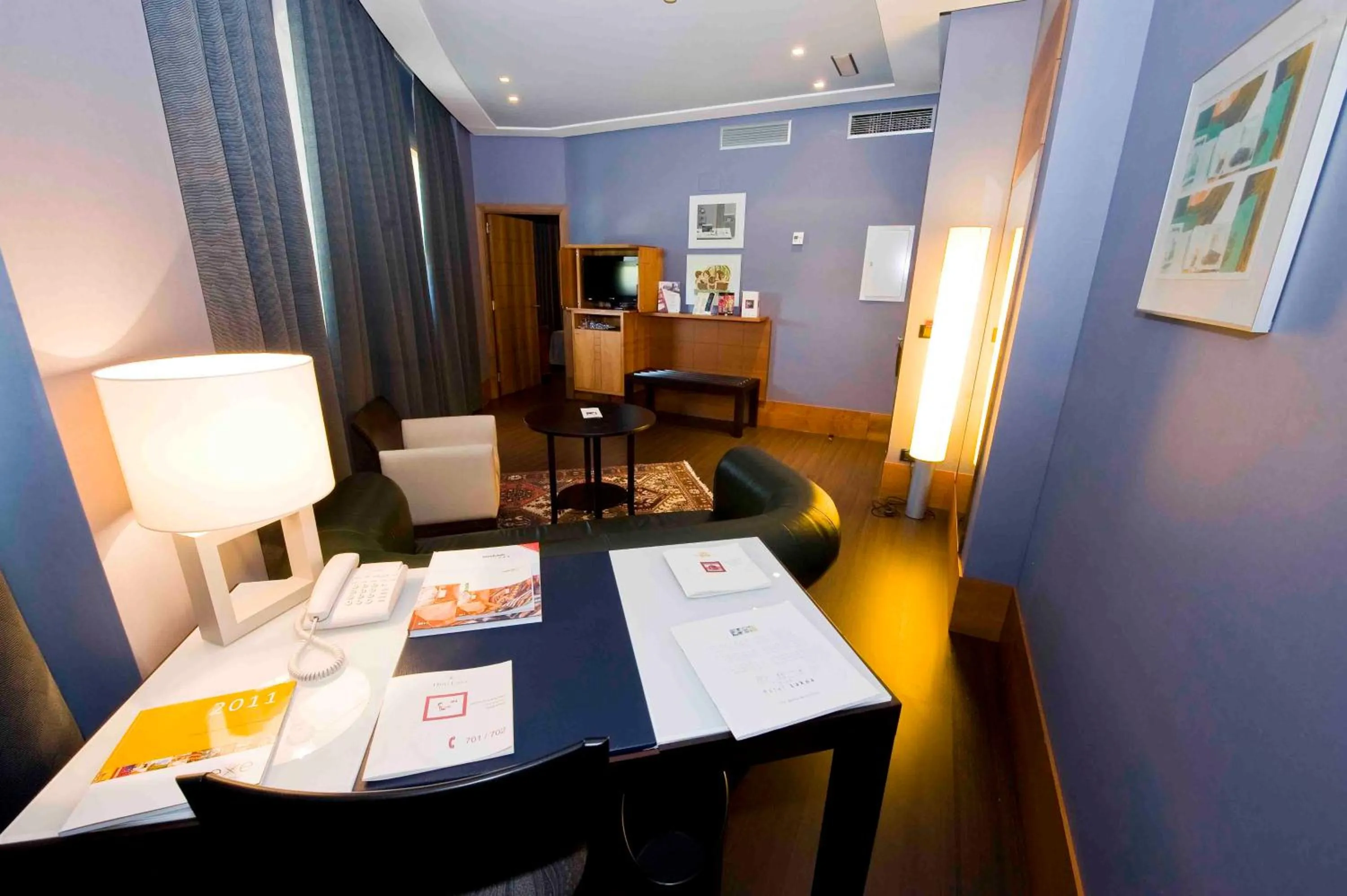 Seating area in Gran Hotel Lakua