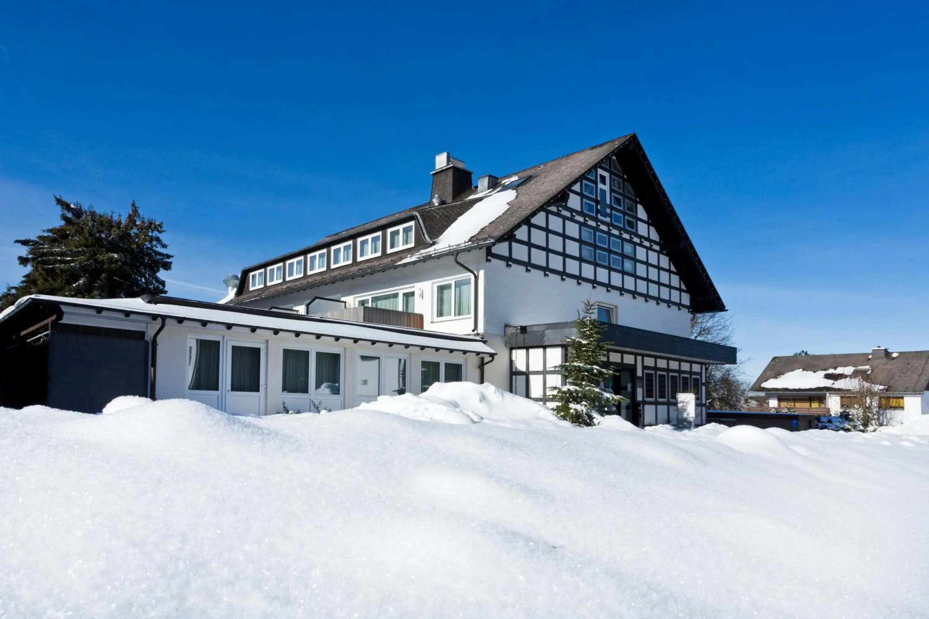 Property building, Winter in AVITAL Resort