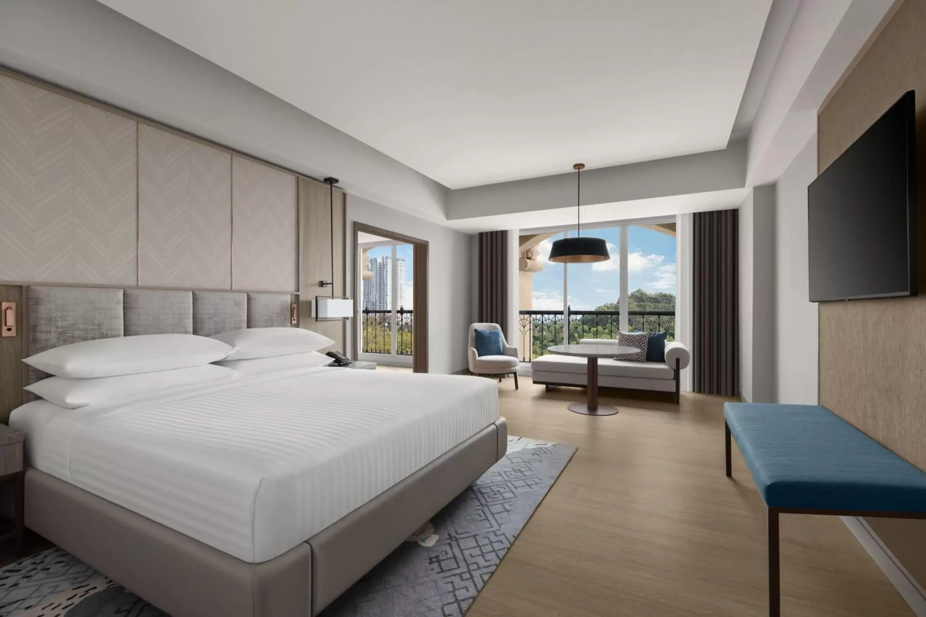 Bedroom in Putrajaya Marriott Hotel