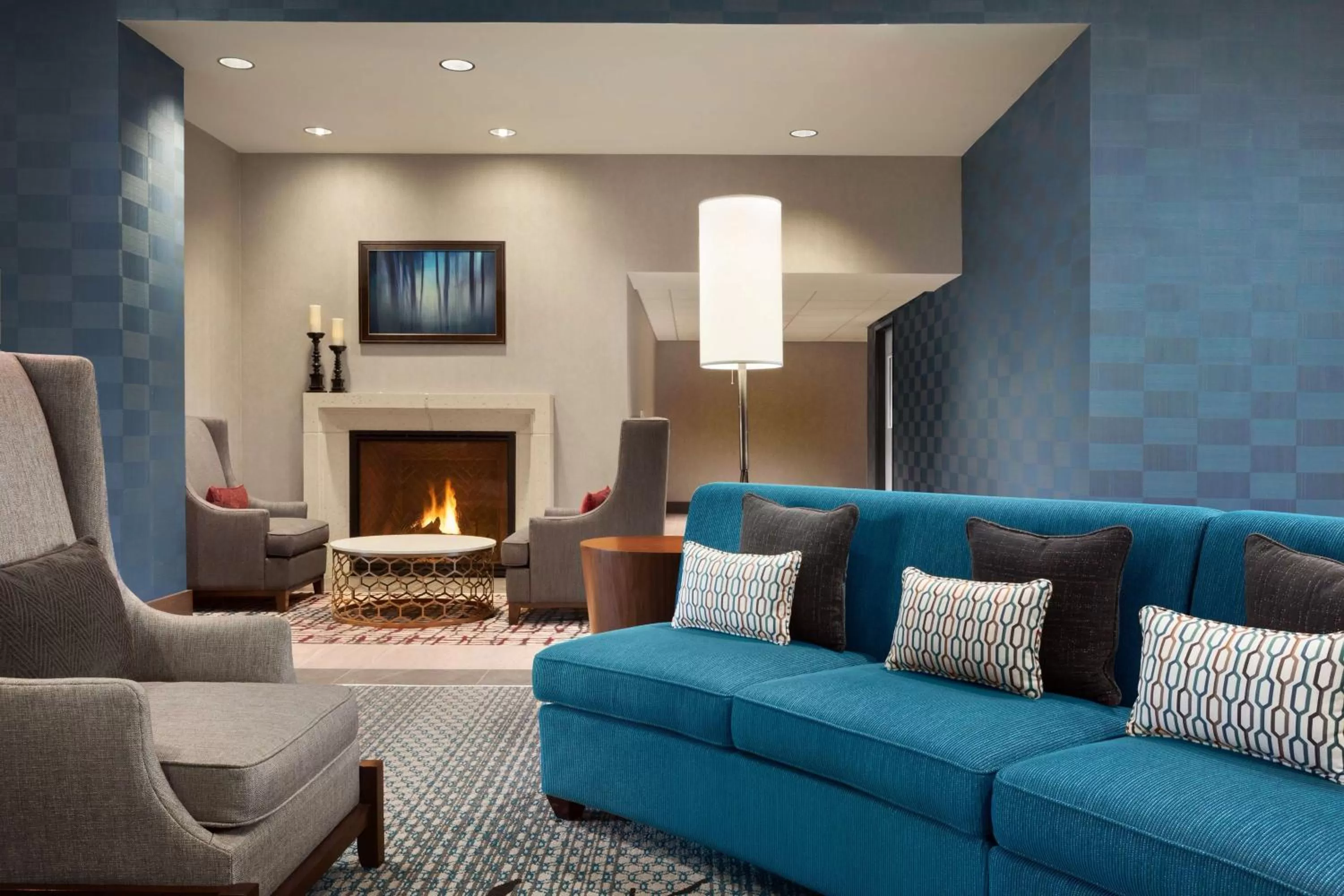Lobby or reception in Homewood Suites By Hilton Charlotte Southpark