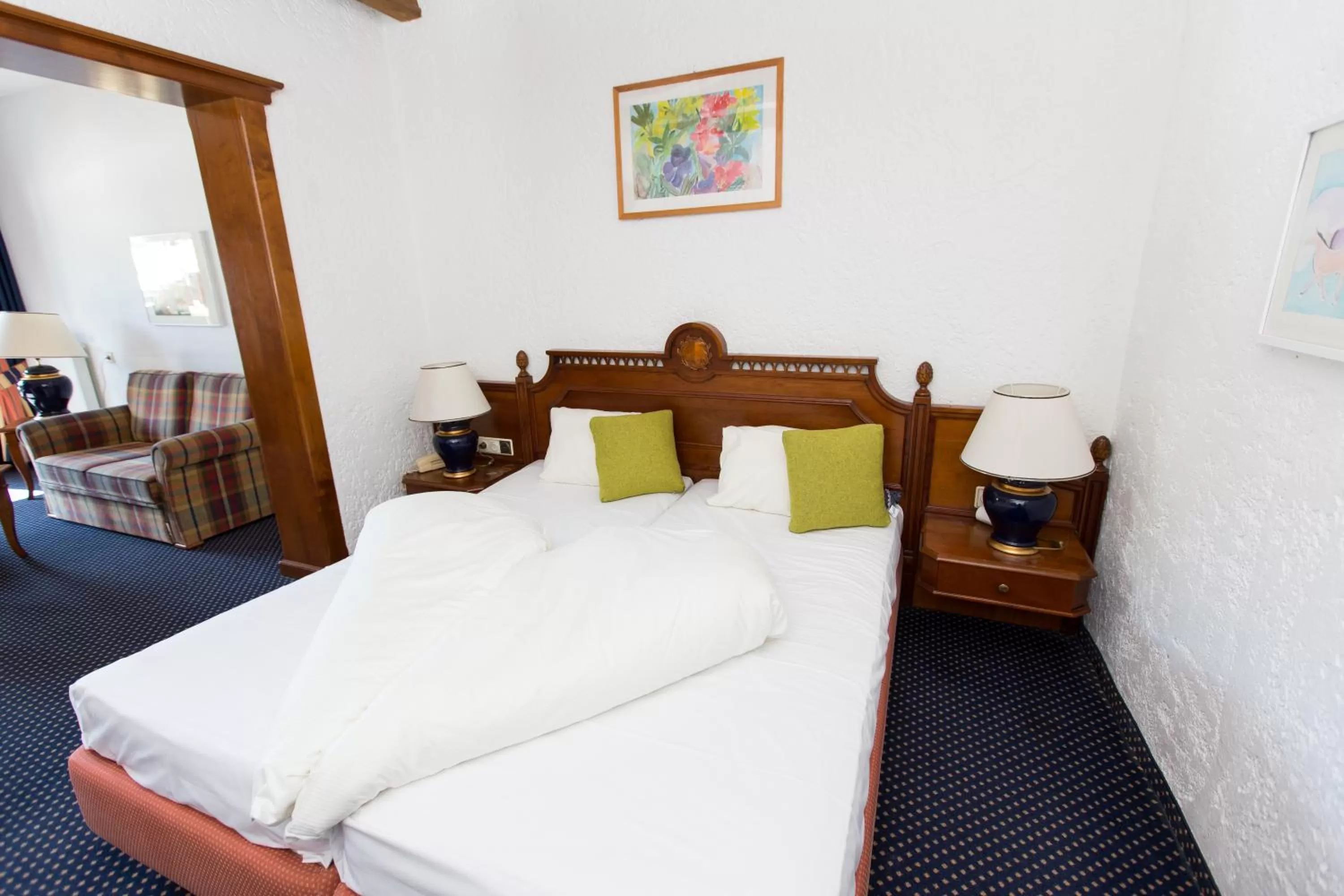 Bed in Hotel Hocheder