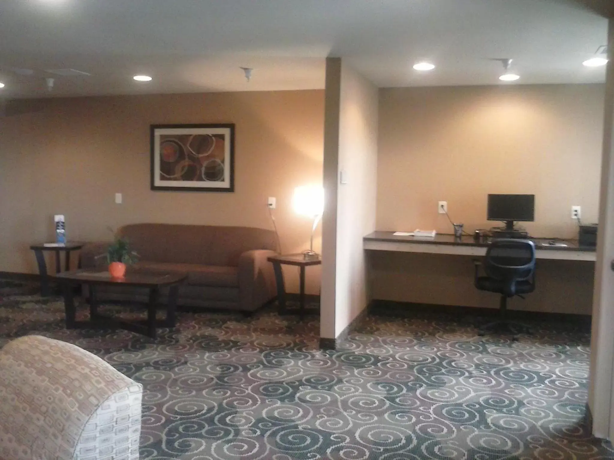 Business facilities, Seating Area in Cobblestone Inn & Suites - Avoca