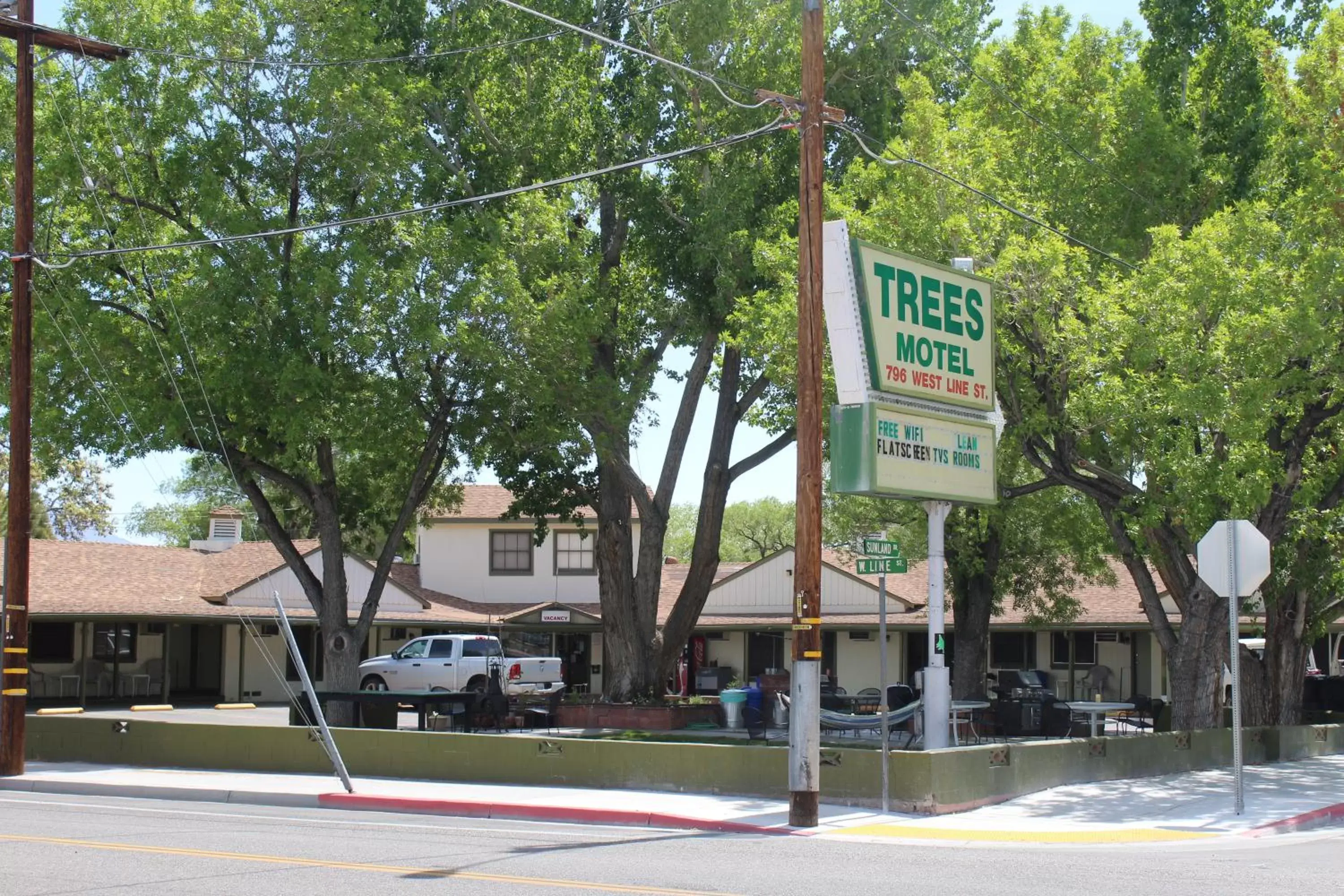 Property building in Trees Motel