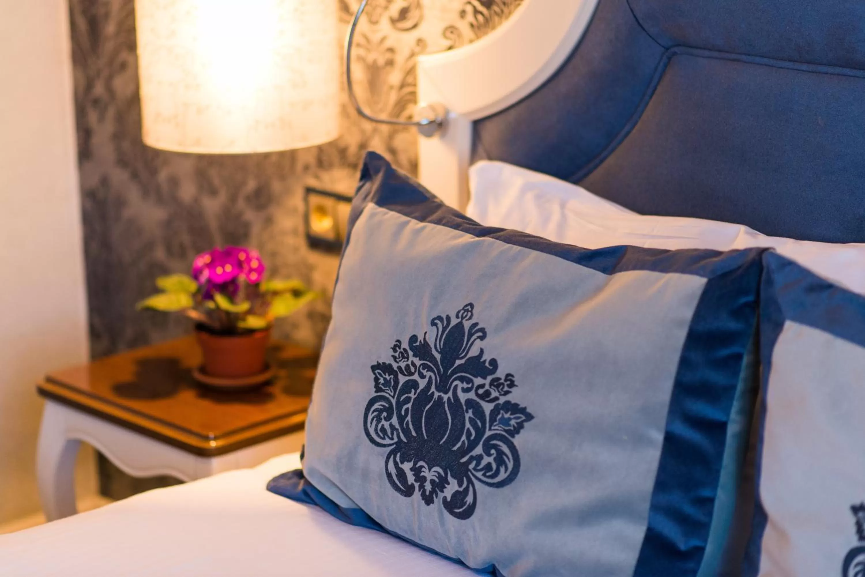 Decorative detail, Bed in Antea Hotel Oldcity -Special Category