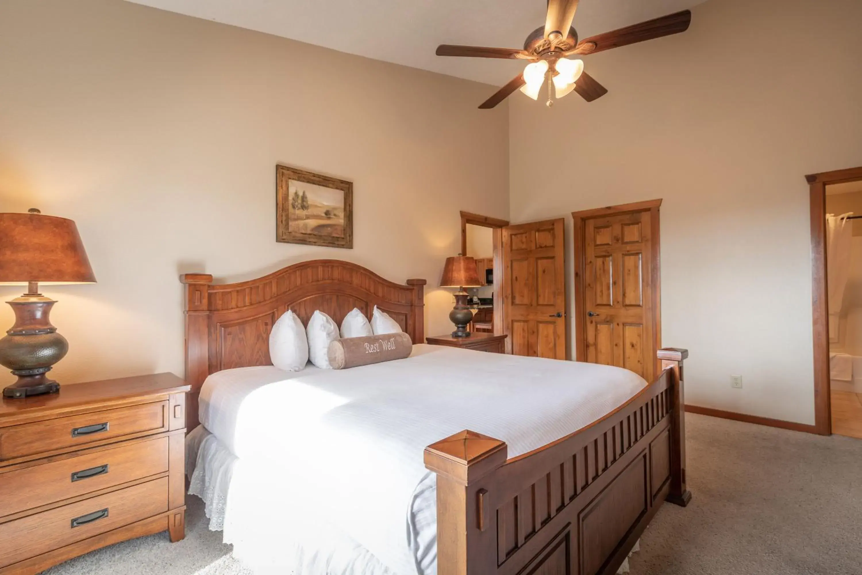 Bedroom, Bed in The Lodges at Table Rock by Capital Vacations