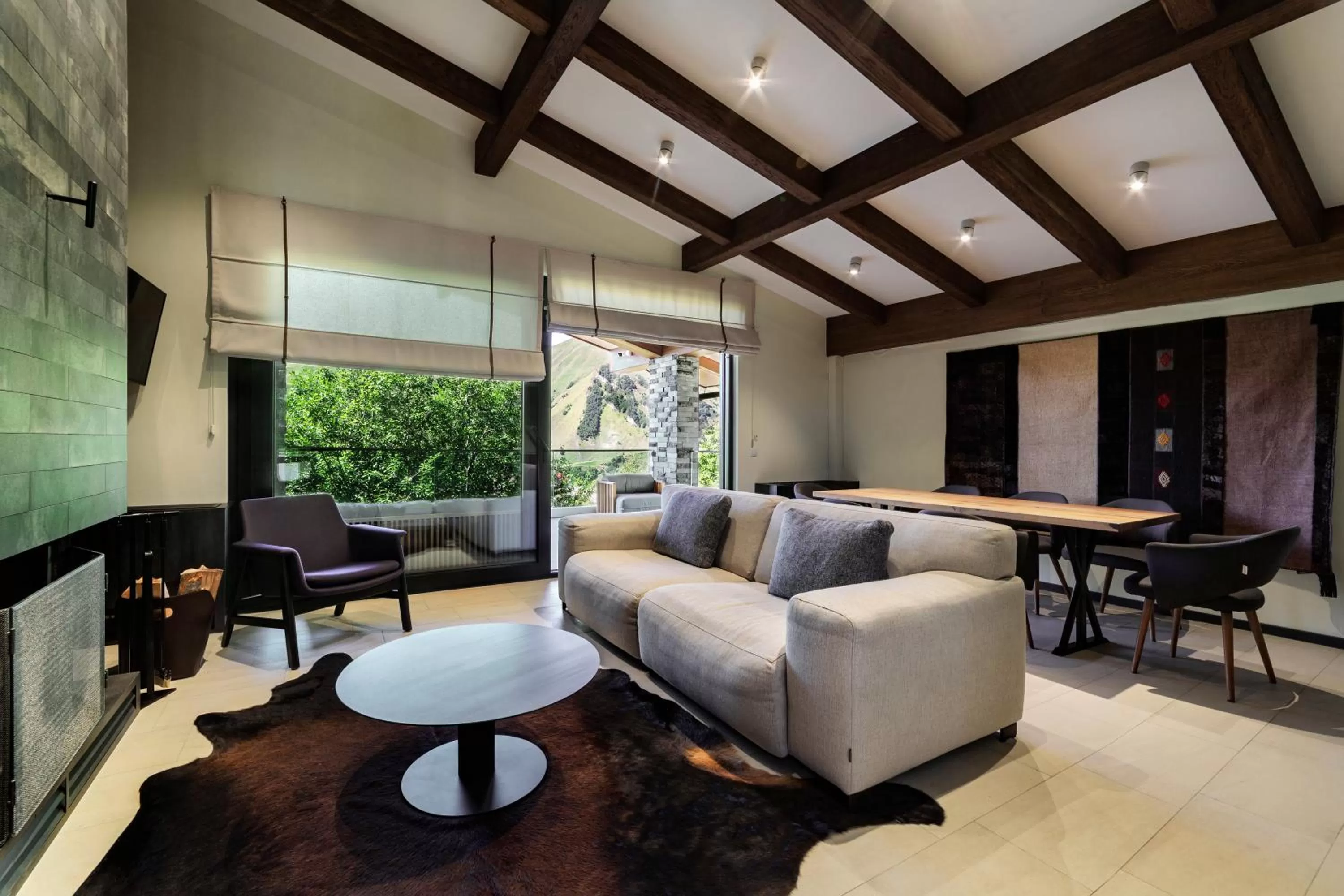 Living room in Marco Polo Hotel Gudauri