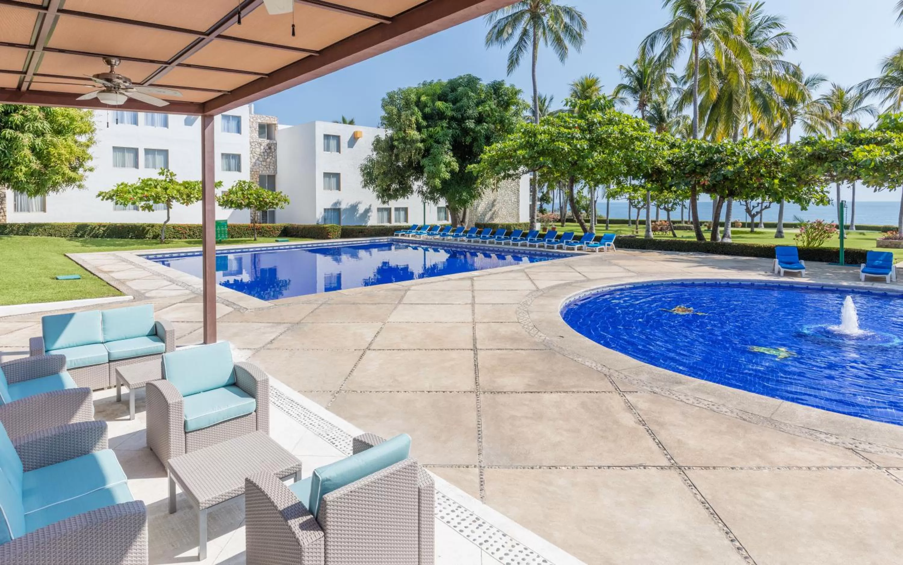 Garden in Posada Real Puerto Escondido