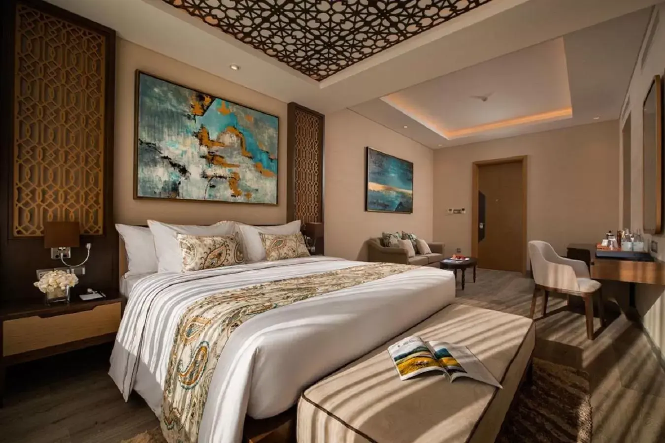Bed in Wyndham Grand KN Paradise Cam Ranh