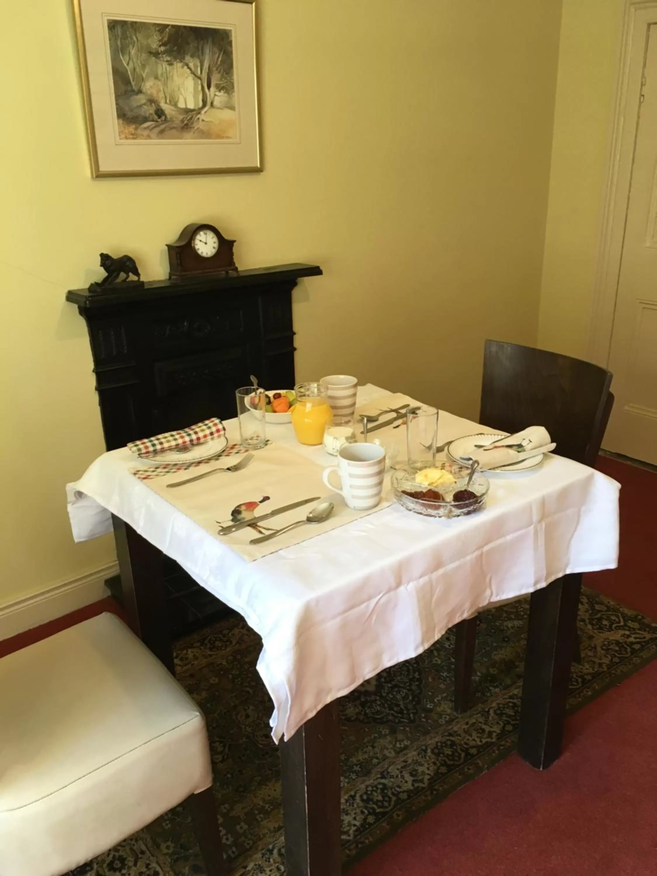 Food close-up in Crookedstone House