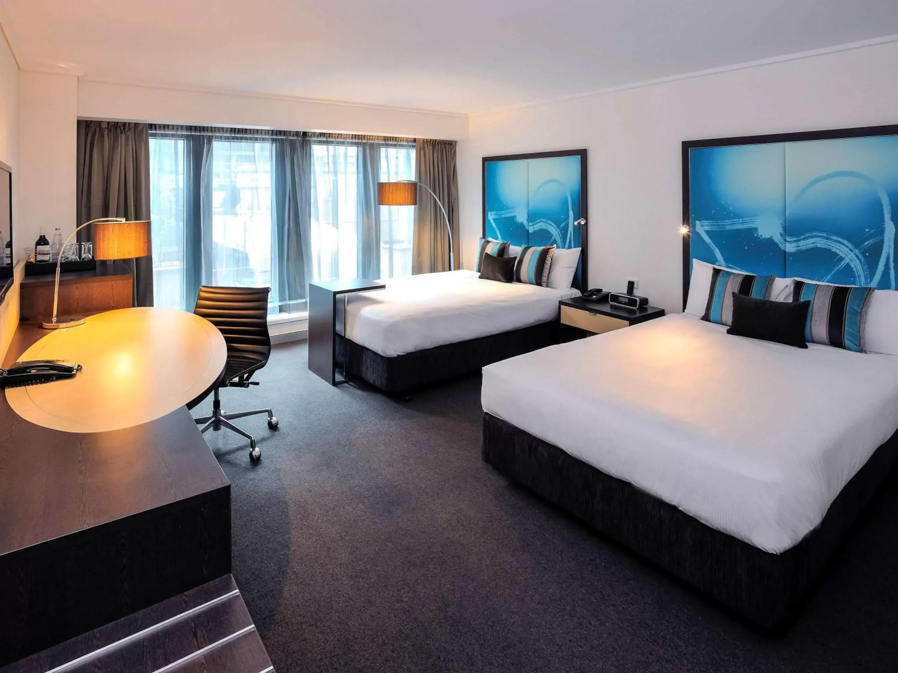 Deluxe Room with Two Double Beds in Novotel Melbourne On Collins