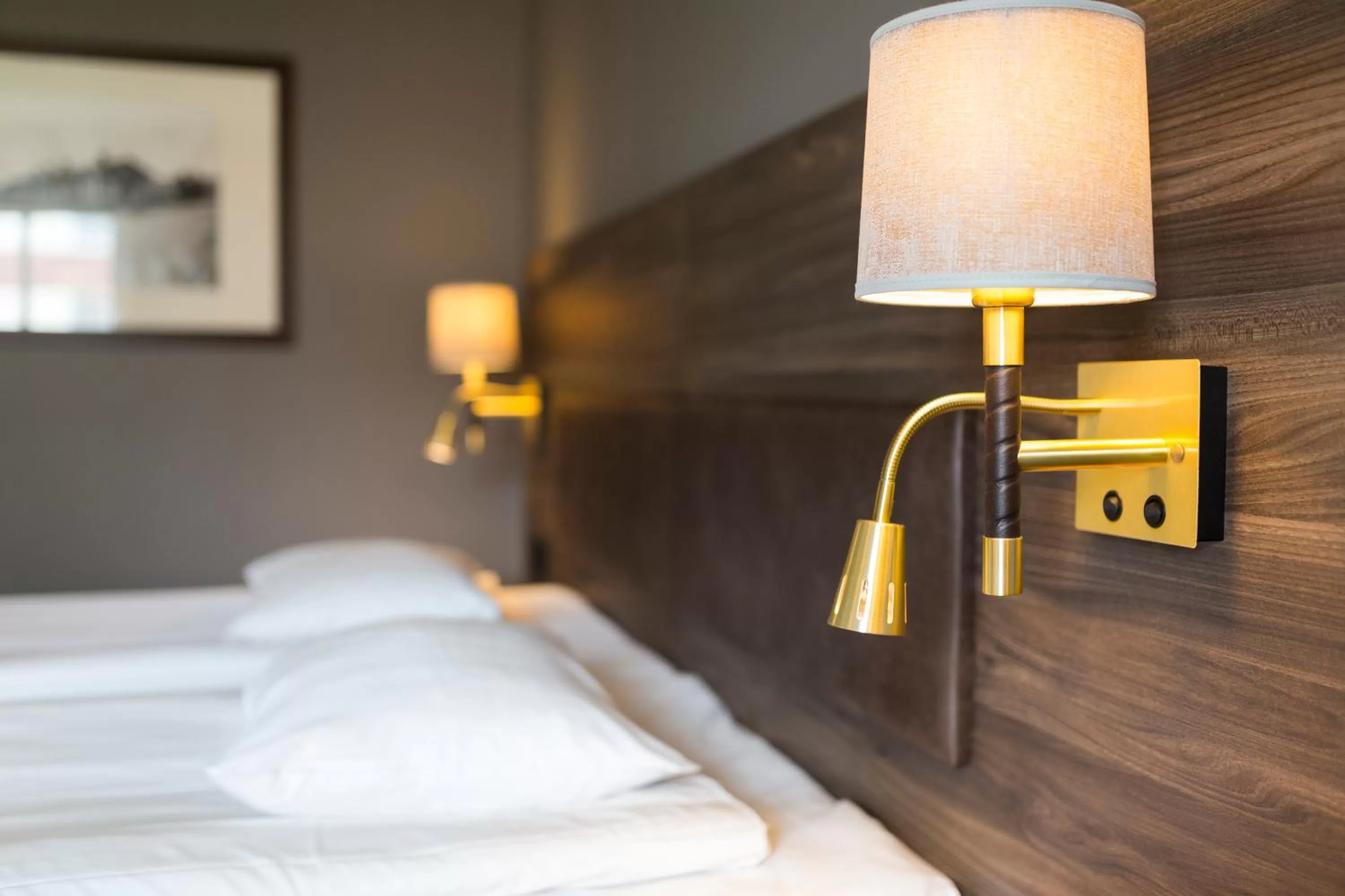 Bed in Clarion Collection Hotel Uman