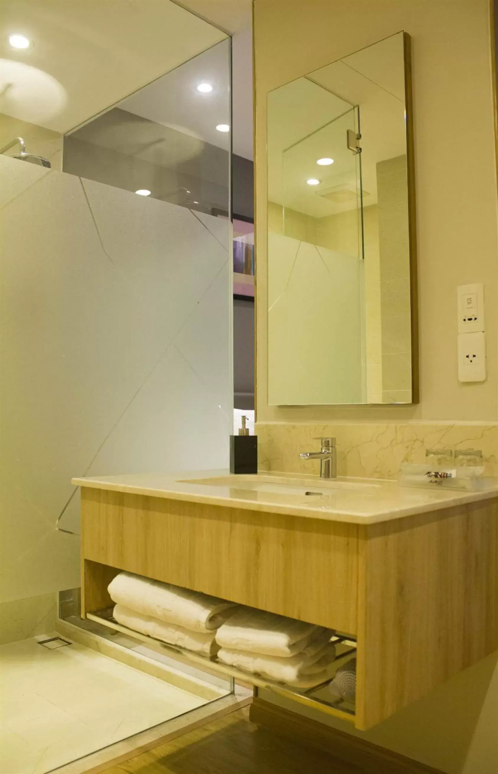 Shower, Bathroom in Avanti Hotel