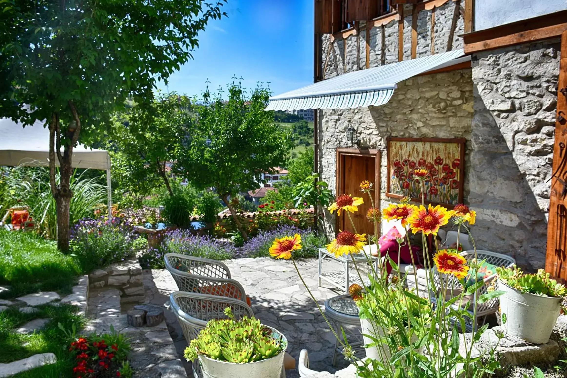 Patio in Dadibra Konak Hotel