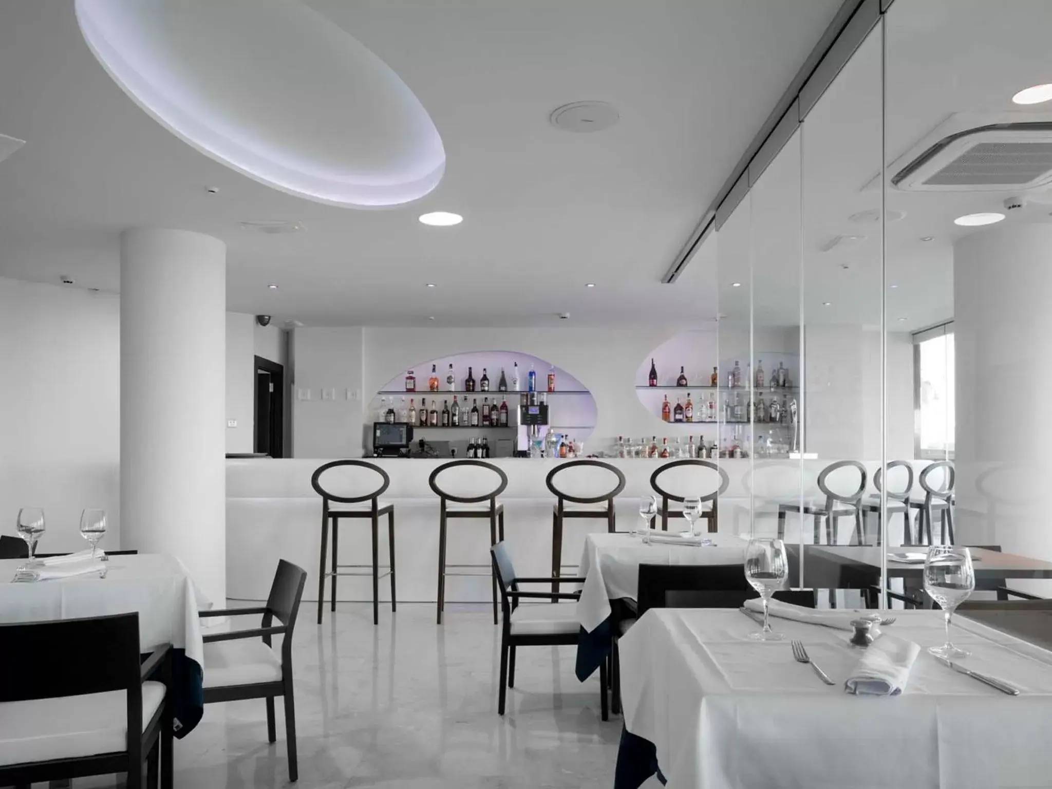 Lounge or bar, Restaurant/Places to Eat in Hotel Villa del Mar