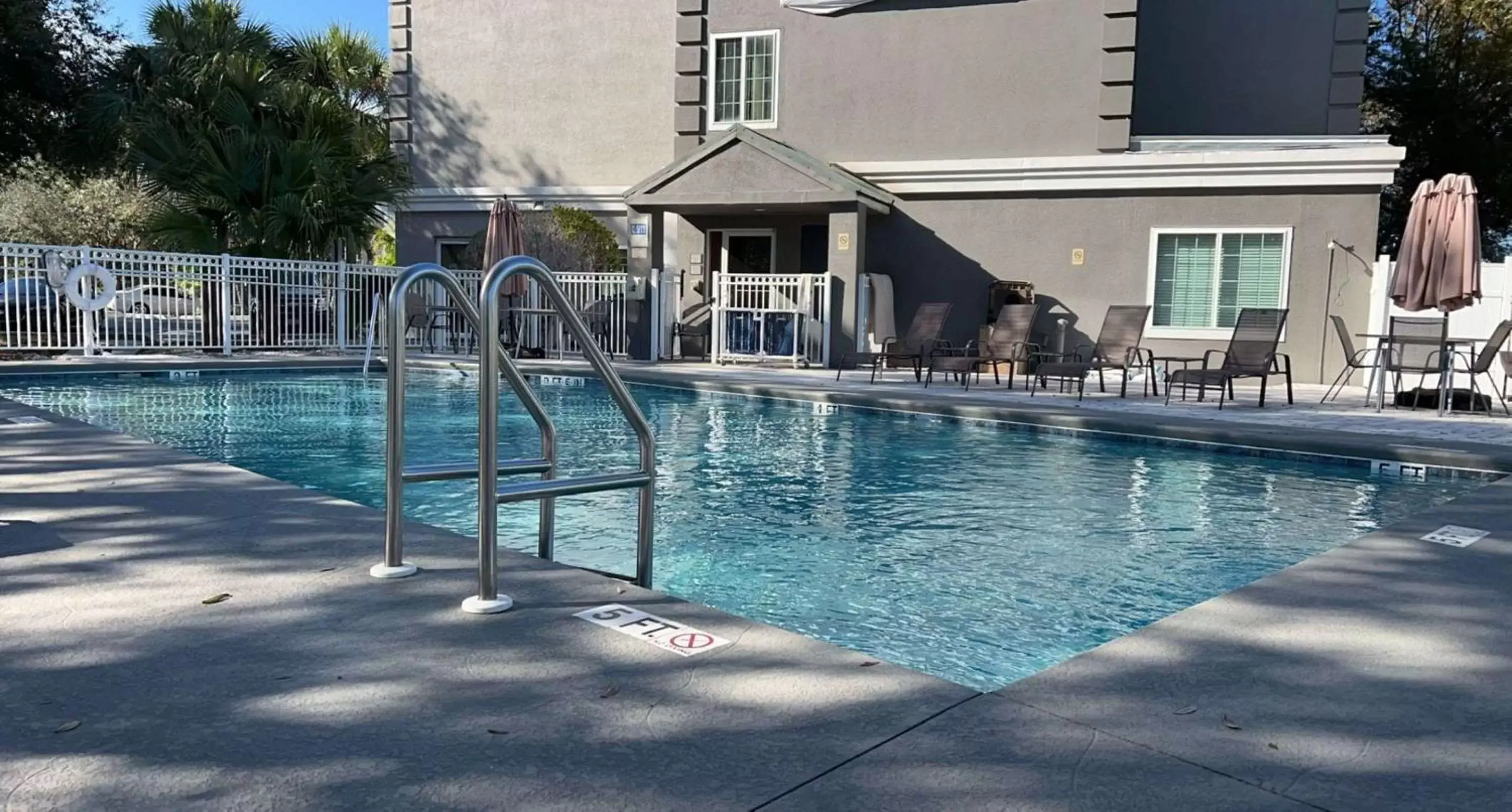 Pool view in SureStay Plus Hotel by Best Western Vero Beach Pool view in SureStay Plus Hotel by Best Western Vero Beach