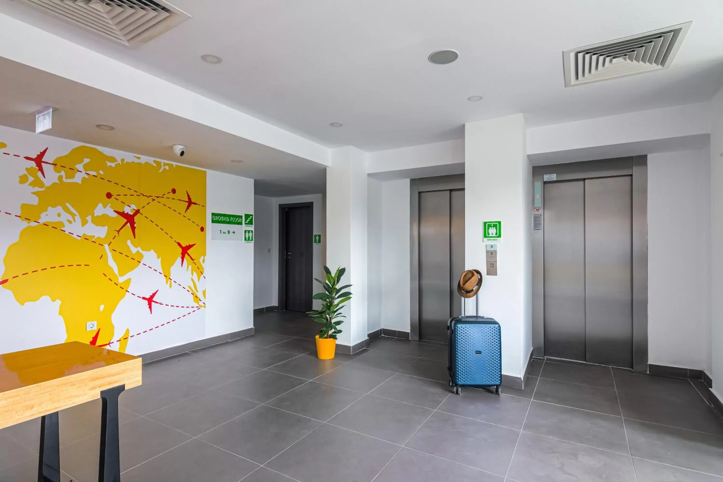 elevator in Ibis Styles Bucharest Airport