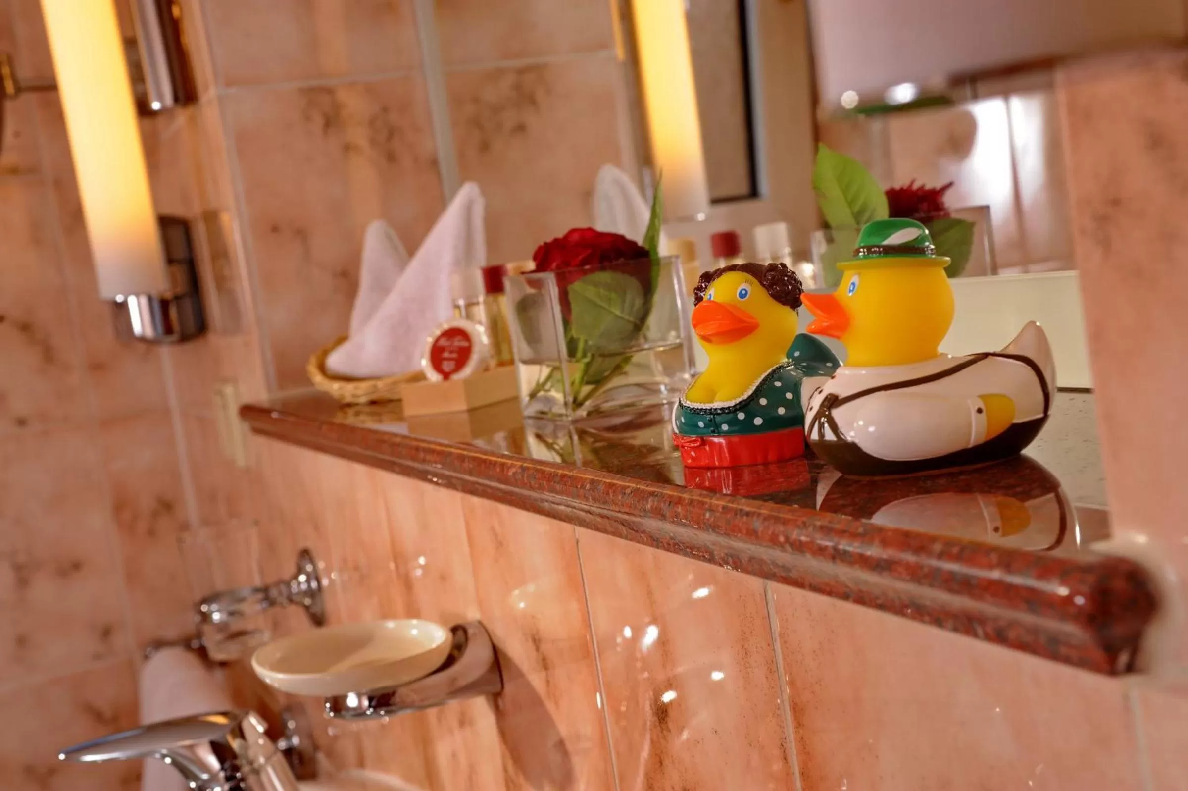 Bathroom in Hotel Torbräu