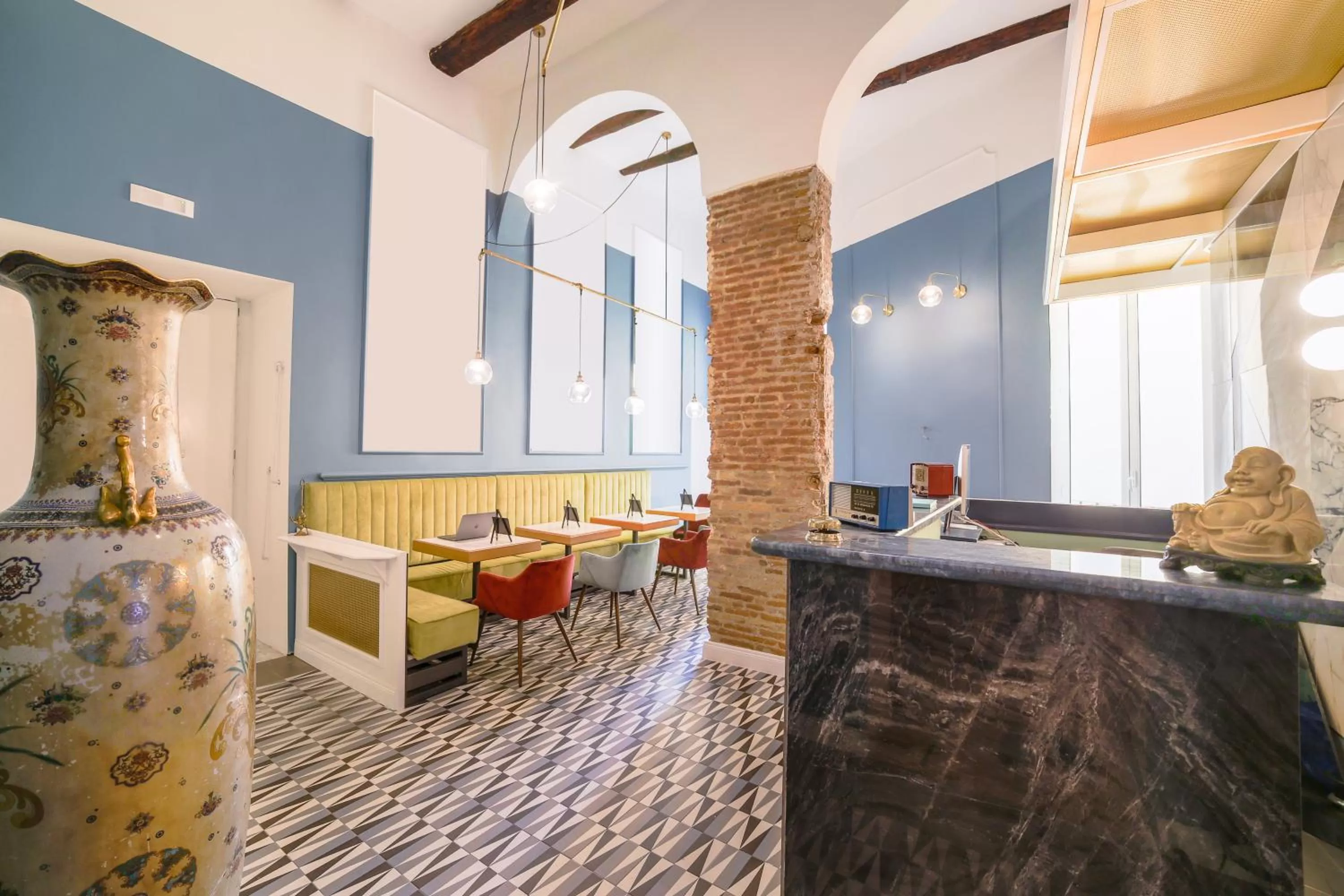 Lobby or reception in The Duomo House by House In Naples