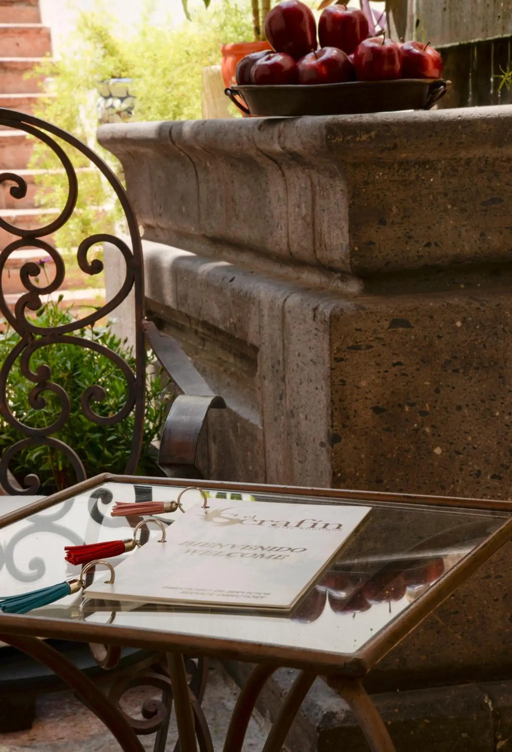 Patio in El Serafin Hotel Boutique