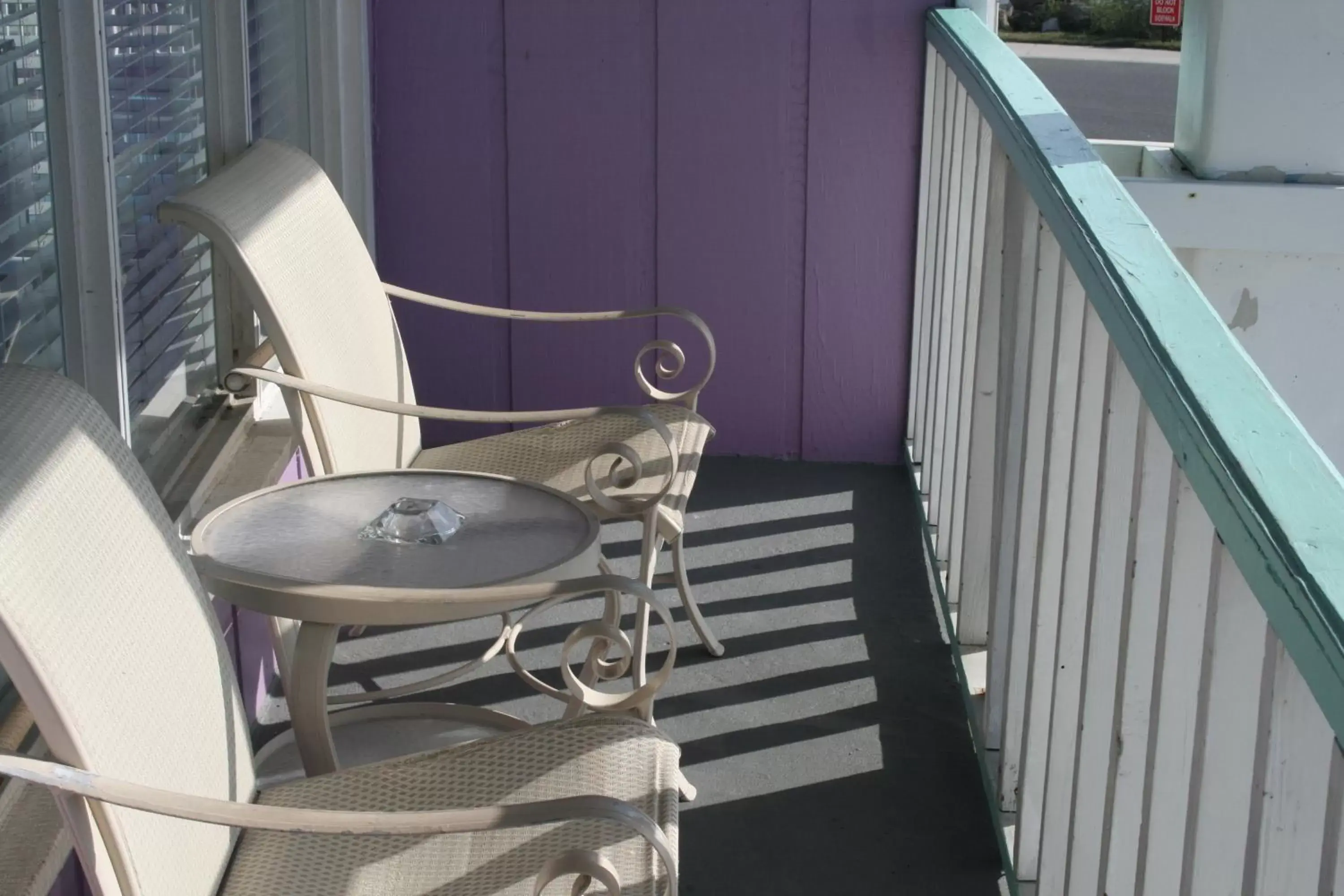 Balcony/Terrace in Beach Front Motel Cedar Key