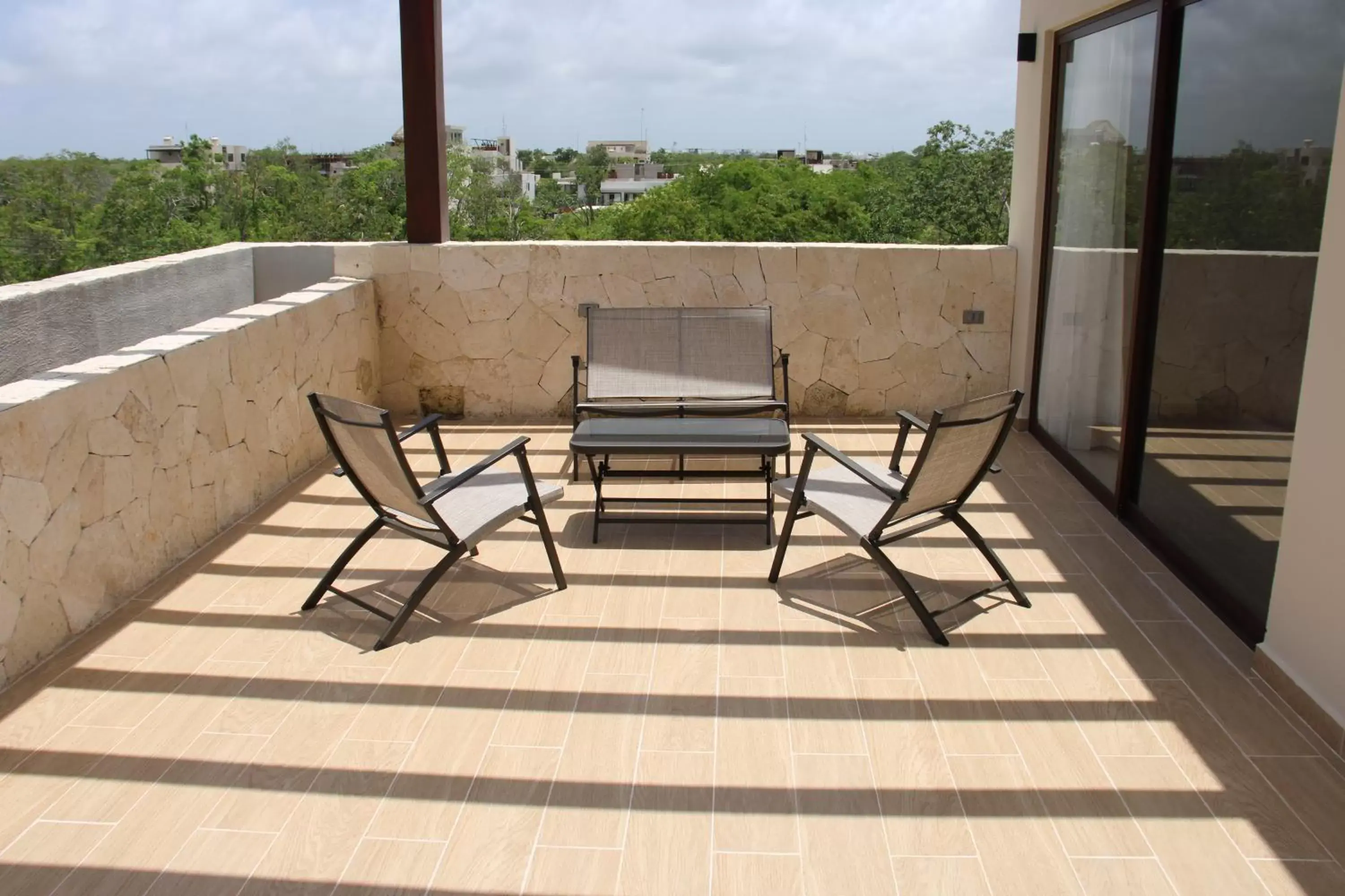 Balcony/Terrace in Apartment and Penthouse Blue Luxury Kukulkan Tulum